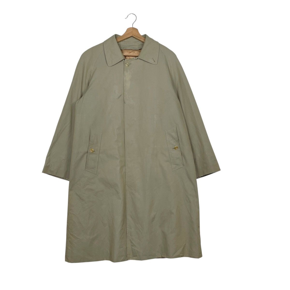 Burberry Vintage Burberrys Shearford Nova Check Trench Coat Size US M / EU 48-50 / 2 - 2 Thumbnail