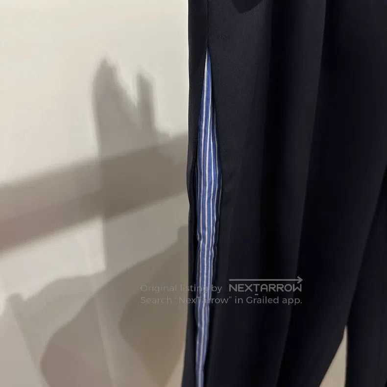 Loewe Loewe size L Striped decorative wool trousers Size 27" / US 4 / IT 40 - 6 Thumbnail