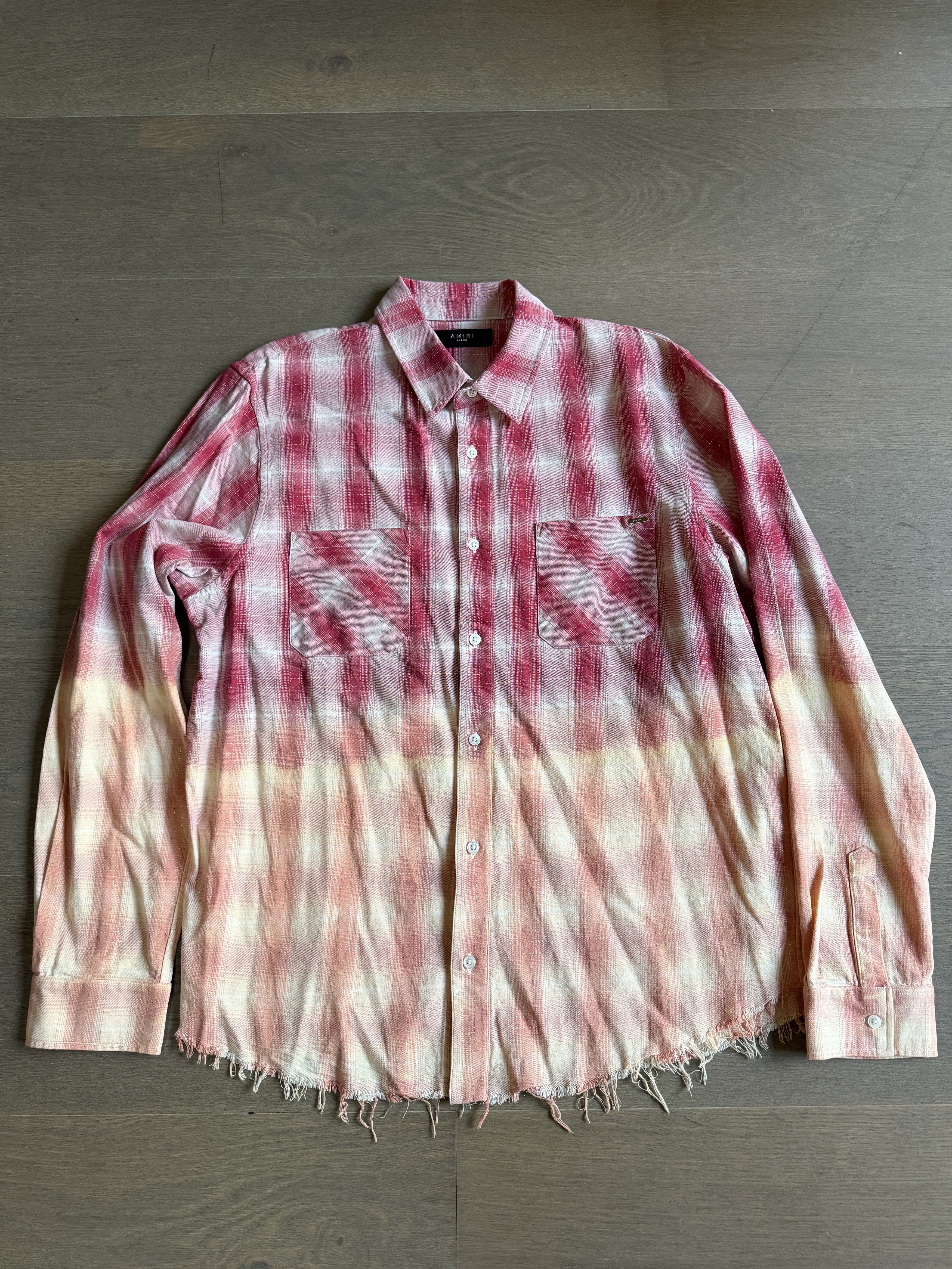 Amiri Amiri Plaid Print Long Sleeve Western Shirt XL Size US XL / EU 56 / 4 - 1 Thumbnail