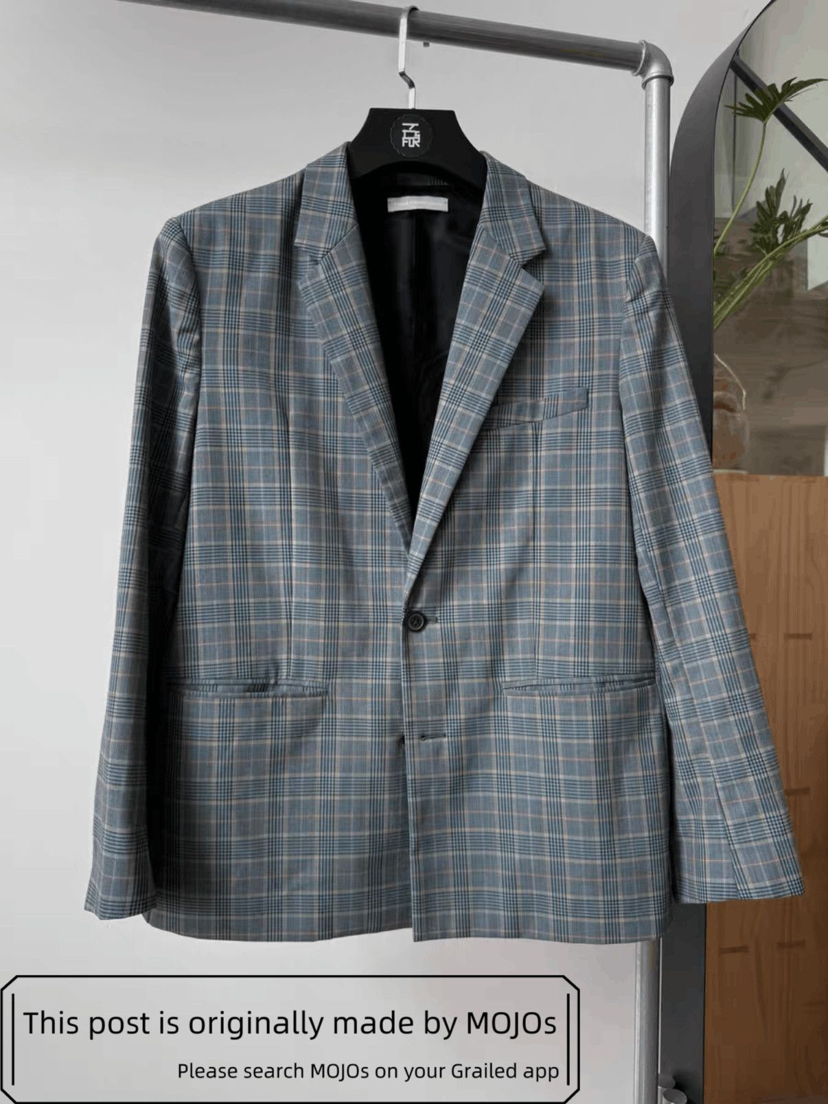 Sz L Gosha Rubchinskiy Plaid Blazer Jacket mojos2918