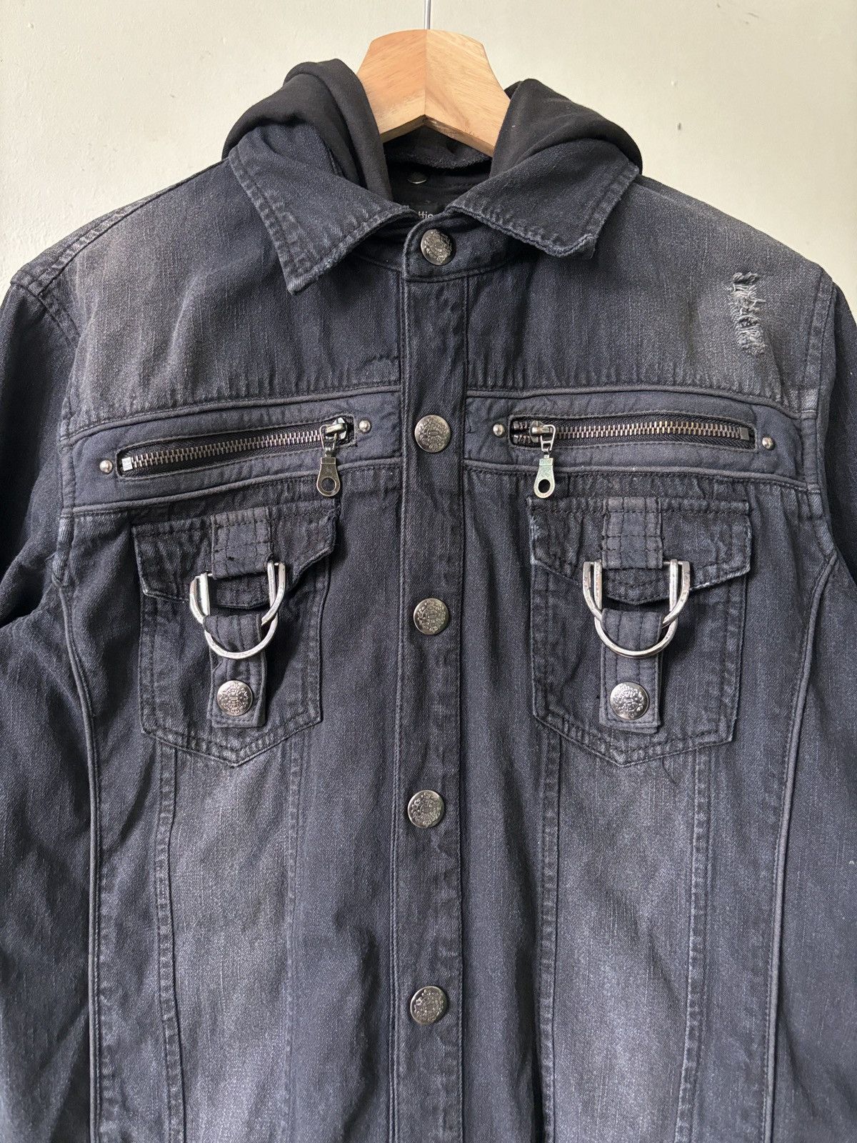 In The Attic In The Attic Homme Punk Bondage Denim Jacket Size US L / EU 52-54 / 3 - 3 Thumbnail