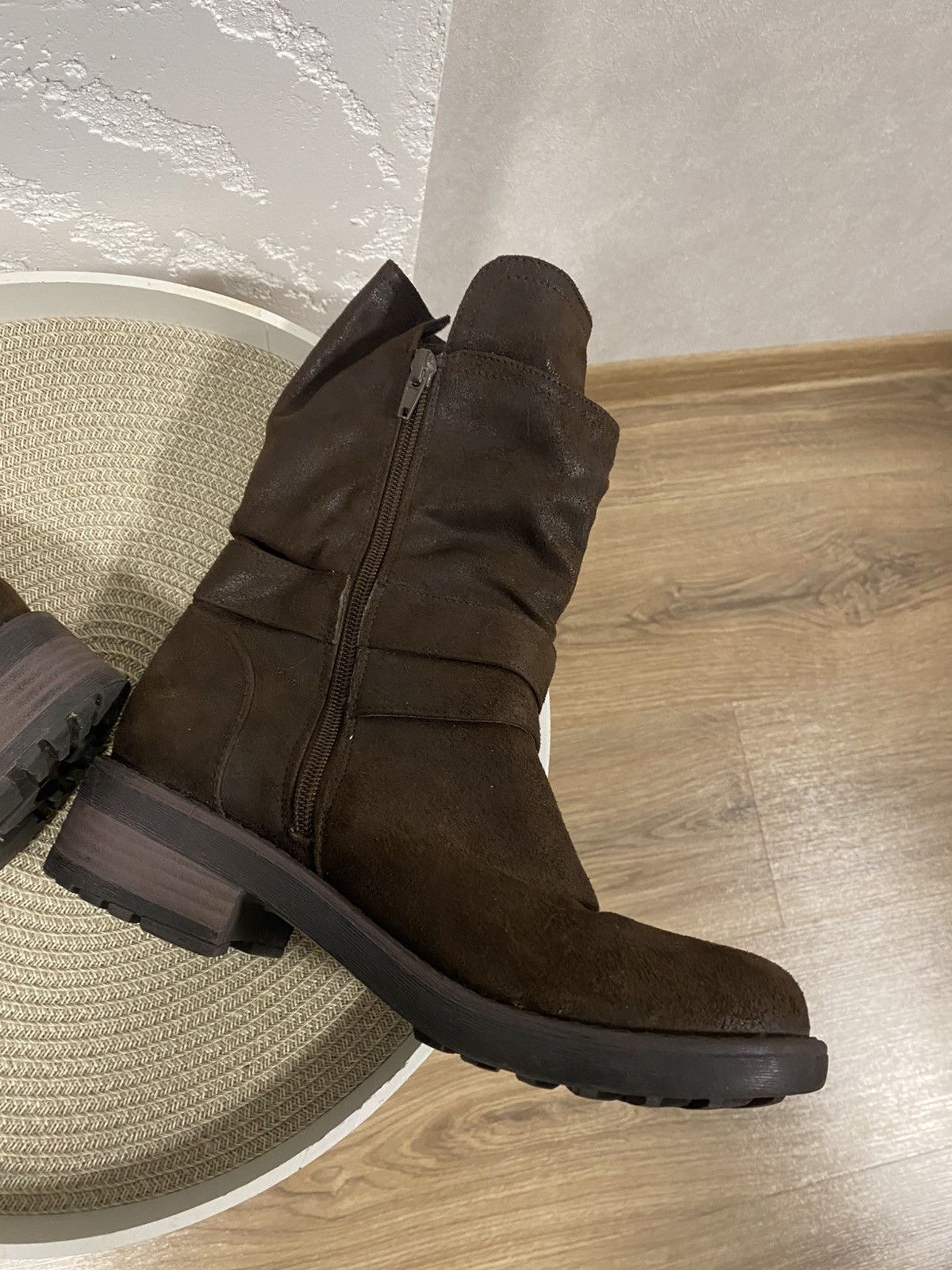 Other Vntg Avantgarde Y2K A.S.98 Style Belted Engineer Boots ASH Size US 9 / IT 39 - 7 Thumbnail
