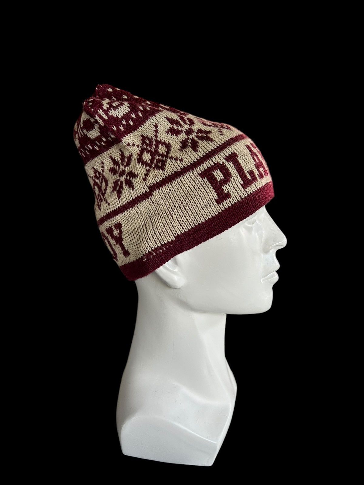 Japanese Brand × Kapital × Vintage Vtg Playboy Knitt Mohawk Design Rare Beanie Hats☠️☠️ Size ONE SIZE - 5 Thumbnail