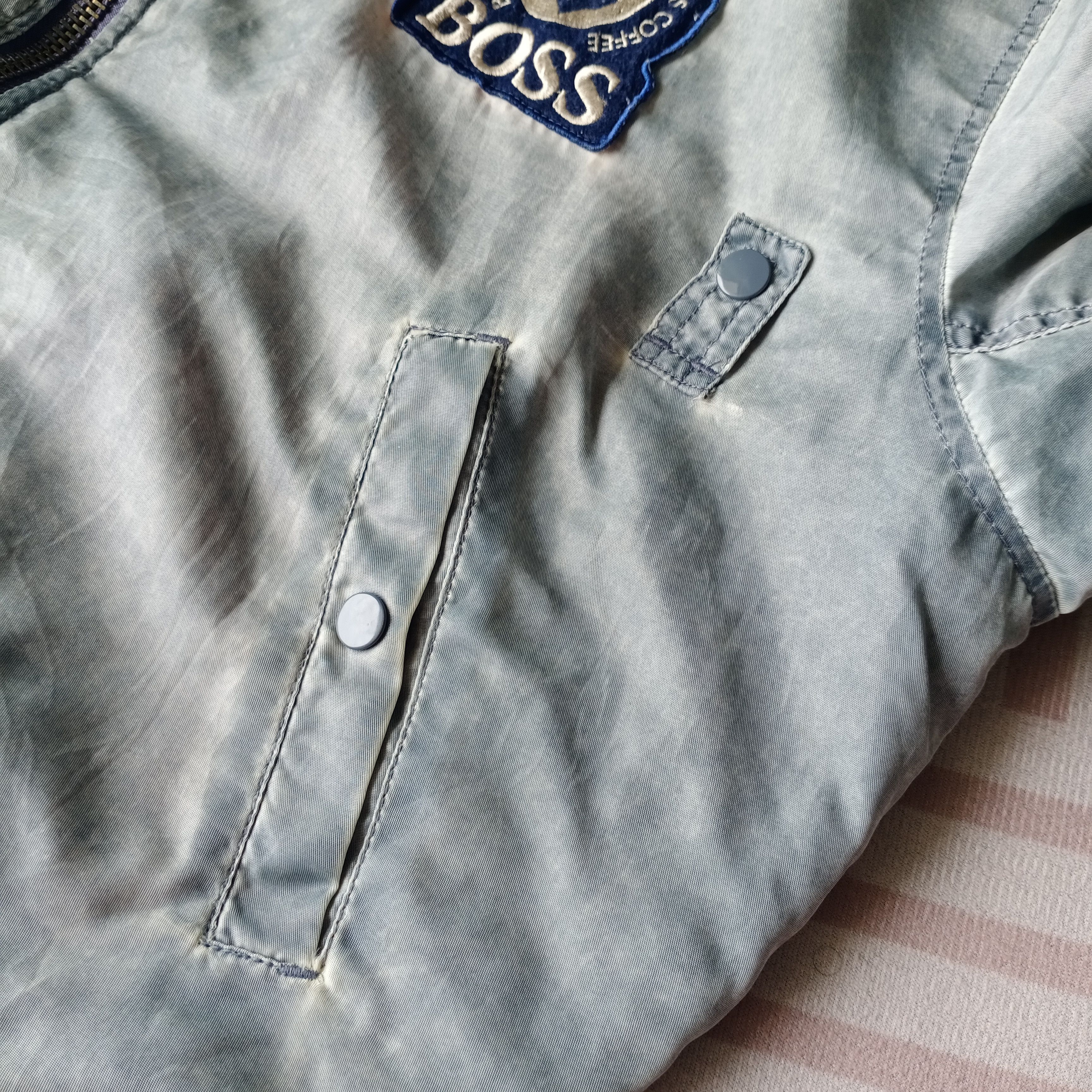 Vintage Vintage Suntory Boss Coffee Sun Faded Ma-1 Bomber Jacket Size US XL / EU 56 / 4 - 12 Thumbnail