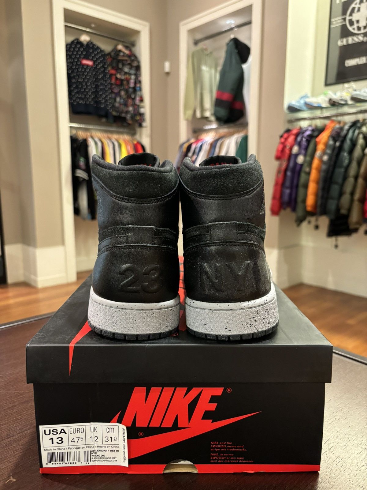 Jordan Brand Jordan 1 Retro NYC (15) Size US 13 / EU 46 - 6 Thumbnail