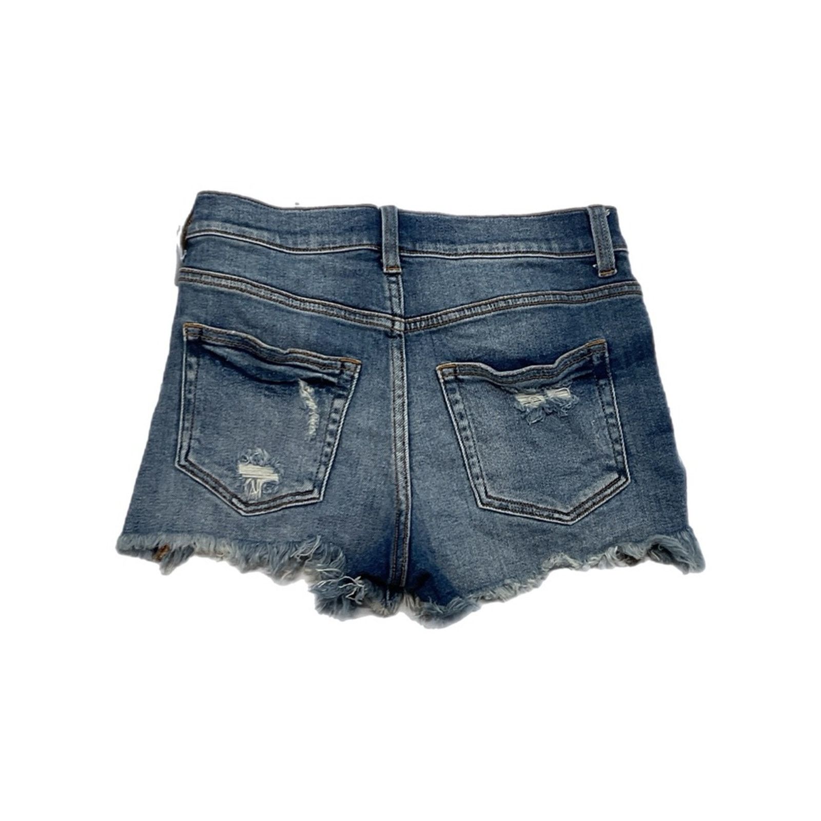 Forever 21 Forever 21 Distressed Cut-Off Denim Shorts Size 26" / US 2 / IT 38 - 2 Thumbnail