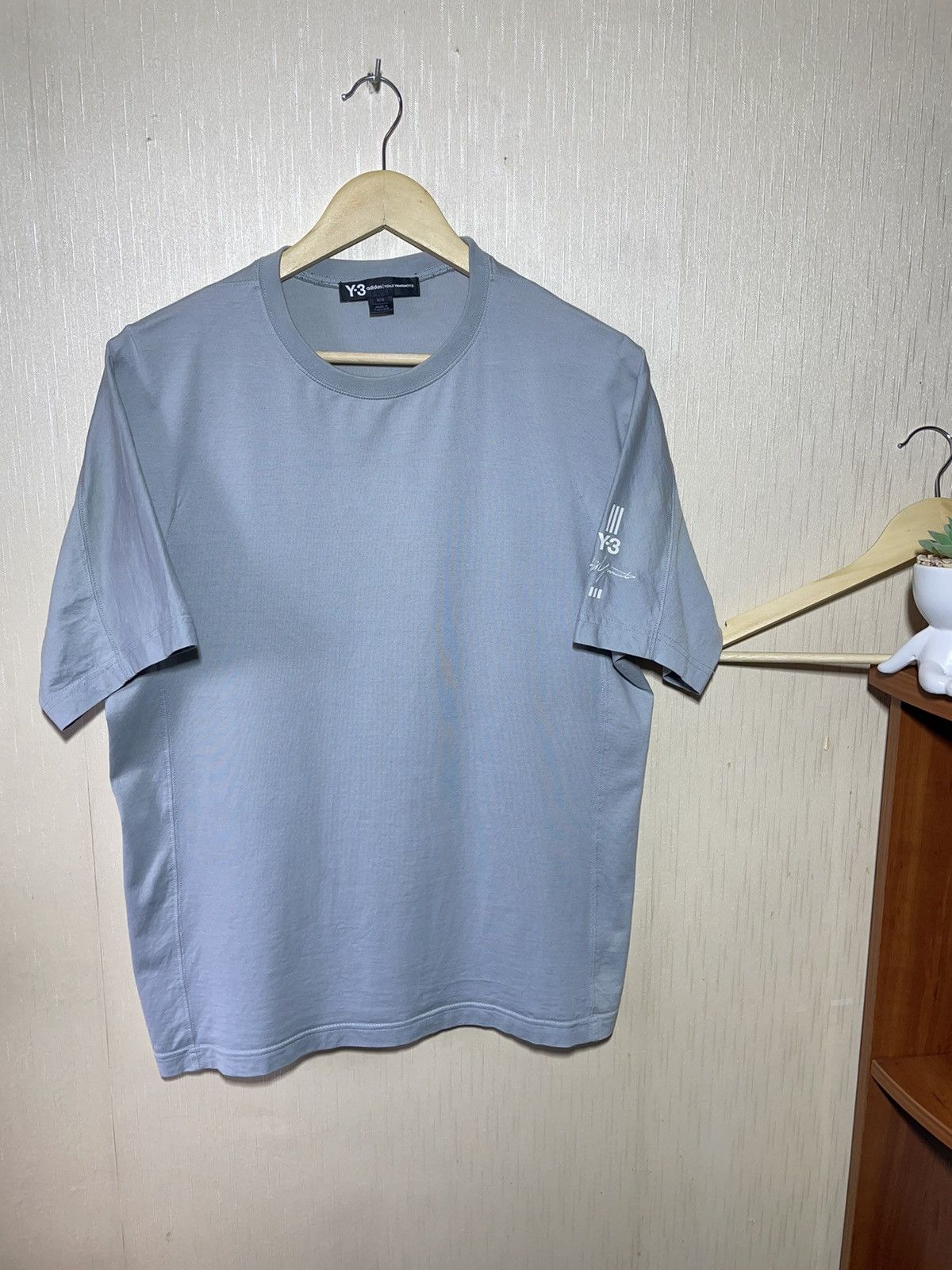 Adidas × Japanese Brand × Yohji Yamamoto Adidas Yohji Yamamoto Y-3 streetwear T shirt Size US M / EU 48-50 / 2 - 1 Thumbnail