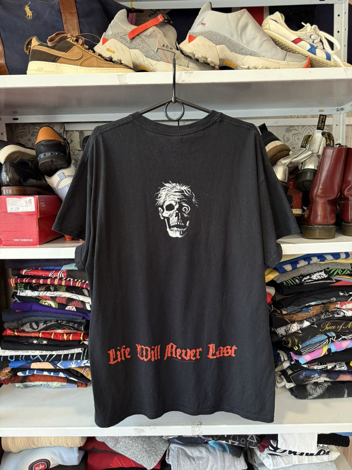 Band Tees Vintage Death 2008 Life Will Never Last Razamataz T-Shirt Size US L / EU 52-54 / 3 - 3 Thumbnail