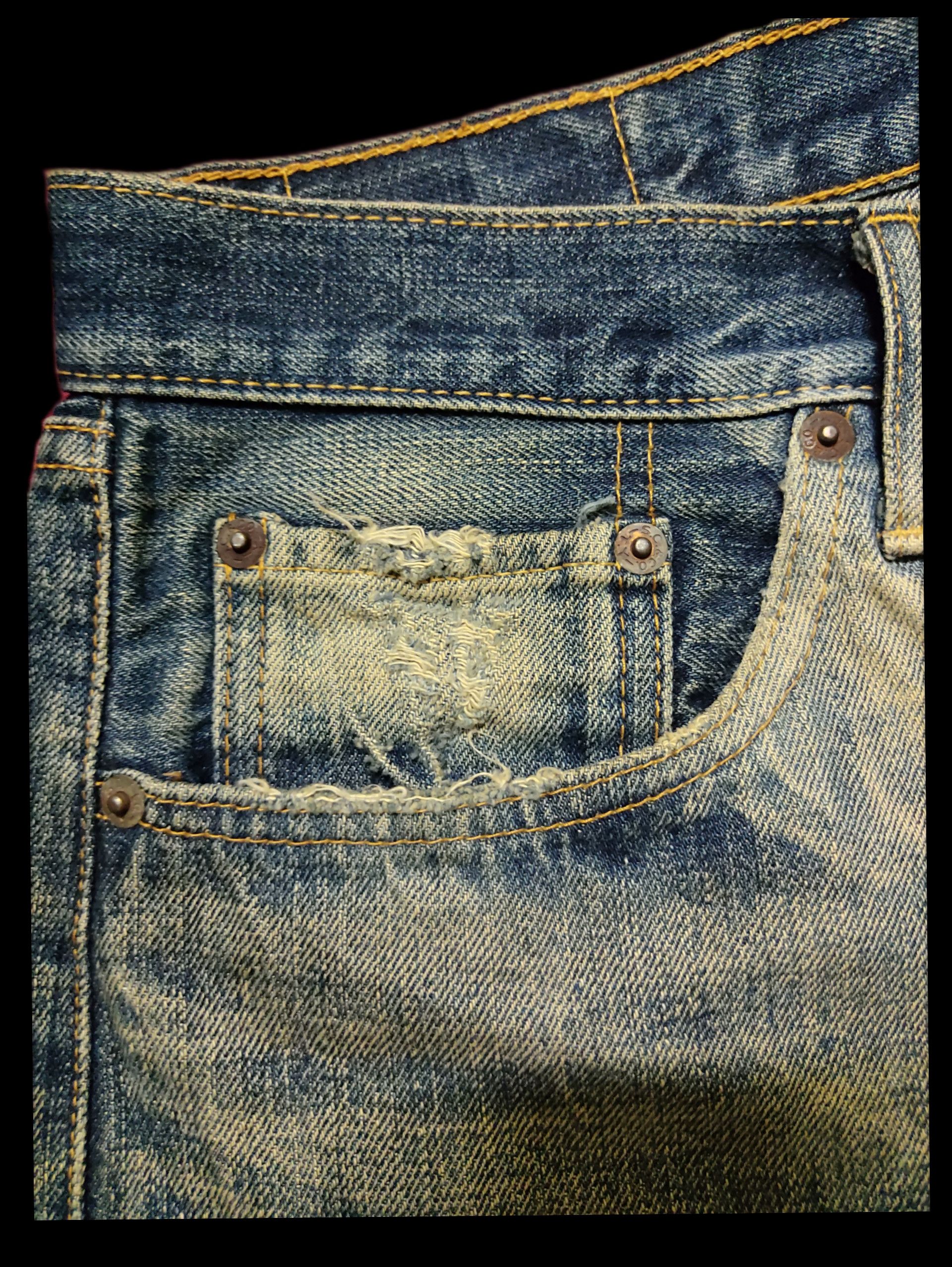 Sugar Cane × Toyo Enterprises Vintage Sugar Cane & co Jeans distress Single Digit Size US 28 / EU 44 - 14 Thumbnail