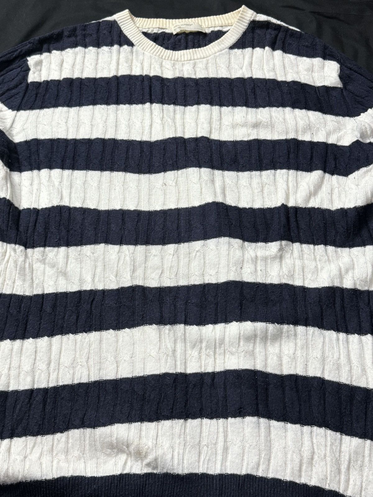 Beauty Beast × Hysteric Glamour × Japanese Brand Japanese Back Number Cable Knit Sweater Size US XL / EU 56 / 4 - 4 Thumbnail
