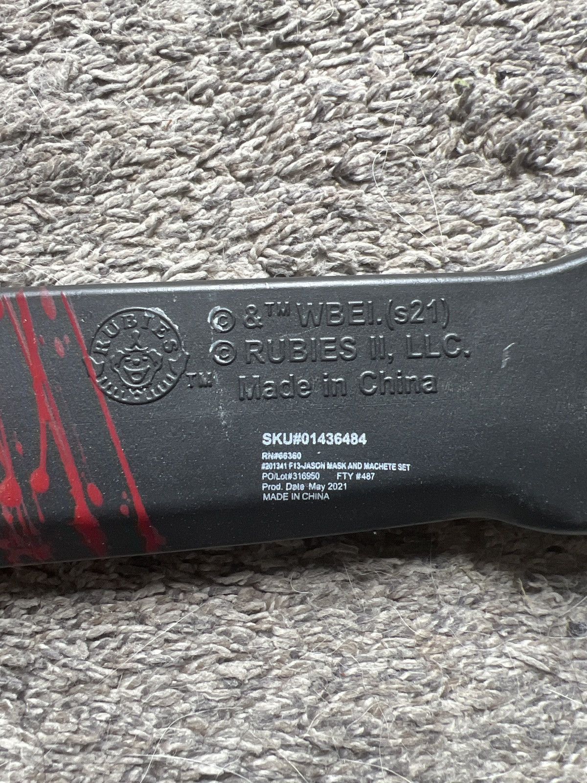 Warner Bros Rubies Warner Bros. Jason Machete Size ONE SIZE - 3 Thumbnail