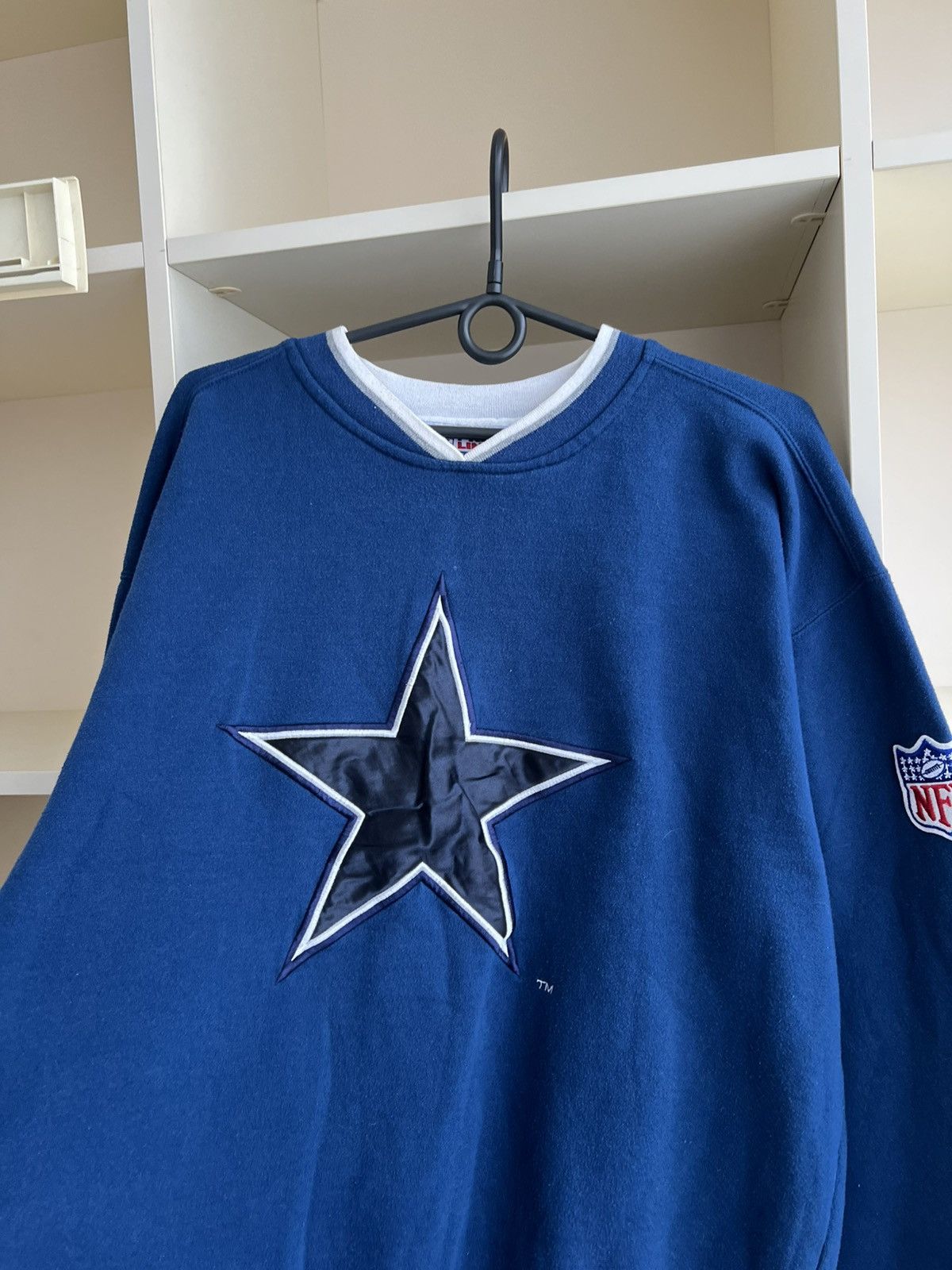 NFL Vintage 90s Dallas Cowboys Starter NFL Sweatshirt Size US L / EU 52-54 / 3 - 7 Thumbnail