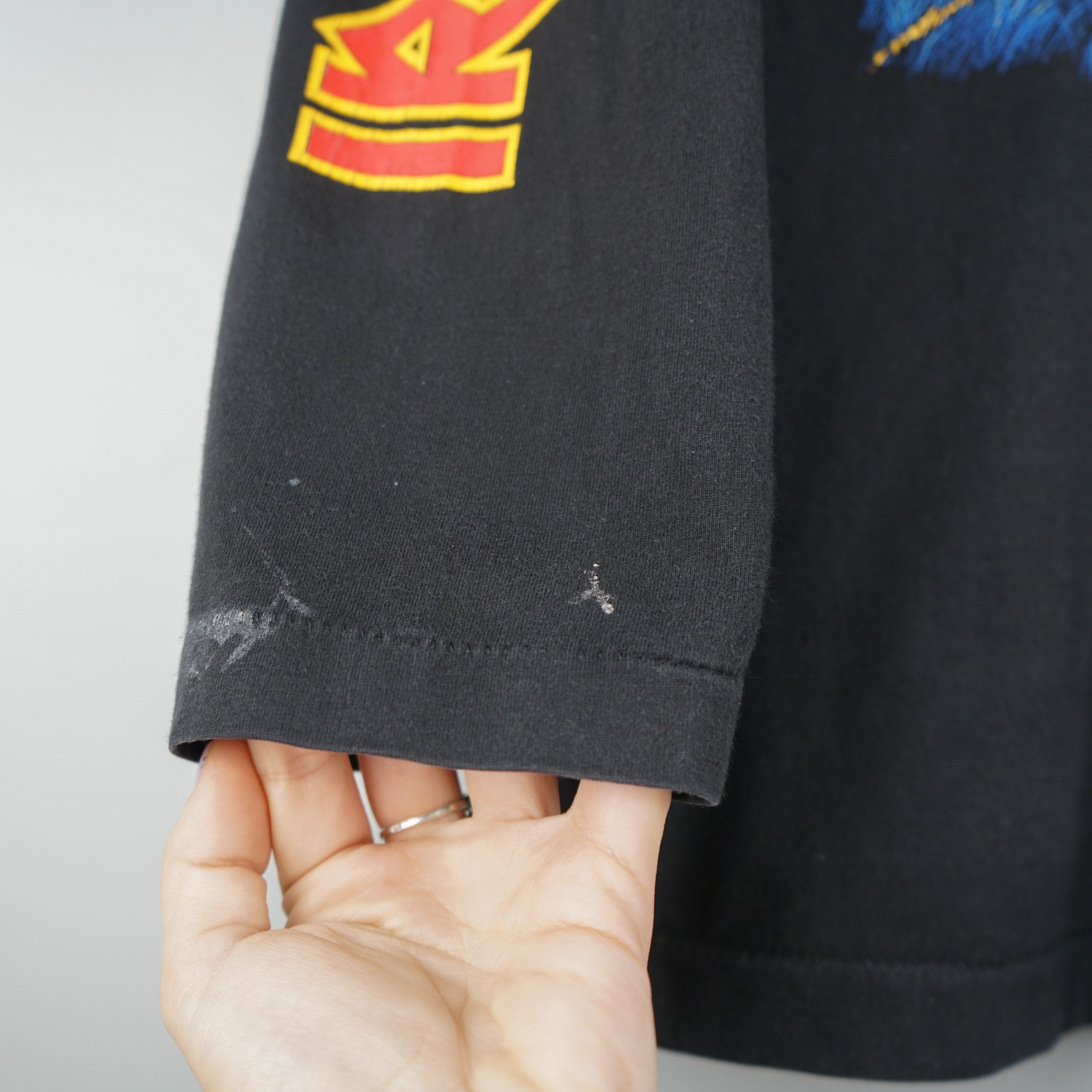 Band Tees × Vintage Vintage 1990s Iron Maiden T-Shirt Live After Death Size US XL / EU 56 / 4 - 4 Thumbnail