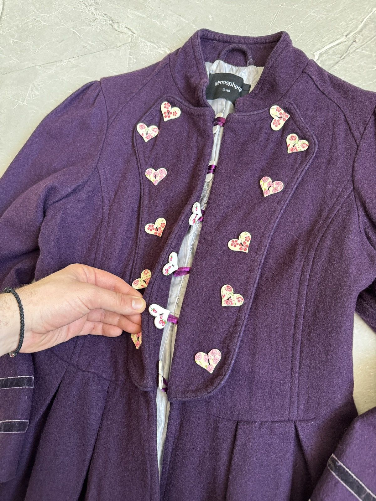 Hysteric Glamour Vintage Military Napoleon Bohemian Wool Blazer Jacket Size M / US 6-8 / IT 42-44 - 12 Thumbnail