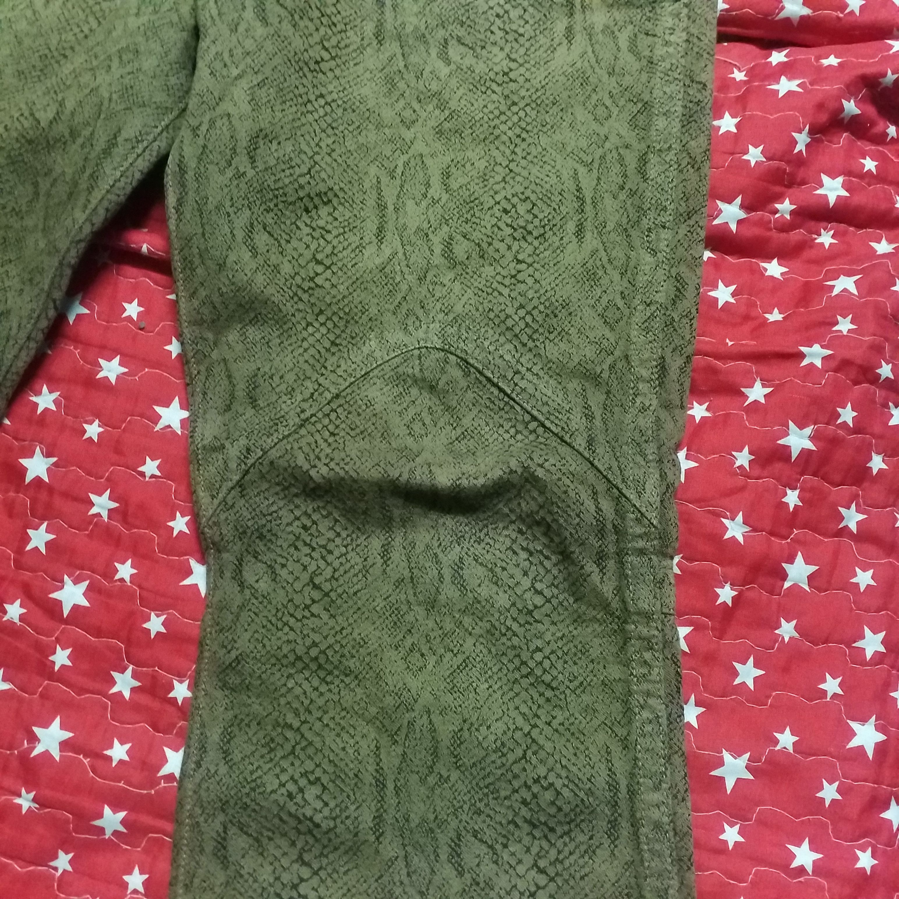 Japanese Brand ACOUSTIC JEANS SNAKE DESIGN KNITE NOT PRINT Size 38" / US 16 / IT 52 - 2 Thumbnail
