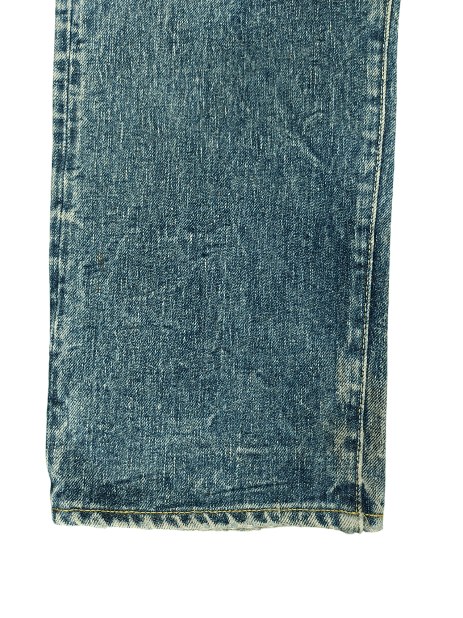 Burgus Plus 1990s Burgus Plus Lot 757 Distress Faded Selvedge Jeans Size US 32 / EU 48 - 3 Thumbnail