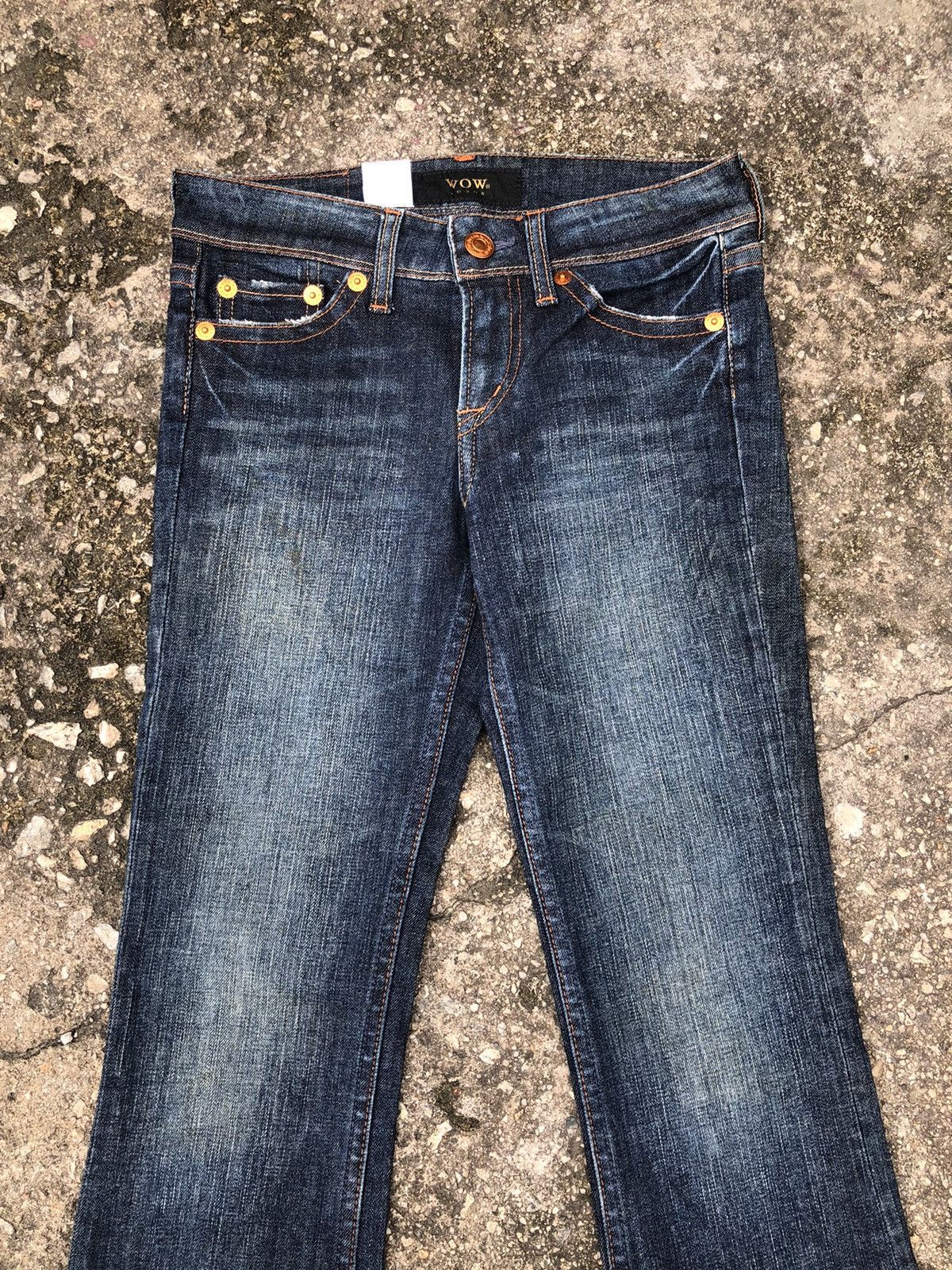 If Six Was Nine × Japanese Brand × Le Grande Bleu (L.G.B.) 💥FLARE💥Vintage Blue Addicts Flare Boot Cut Jeans Size US 29 - 3 Thumbnail