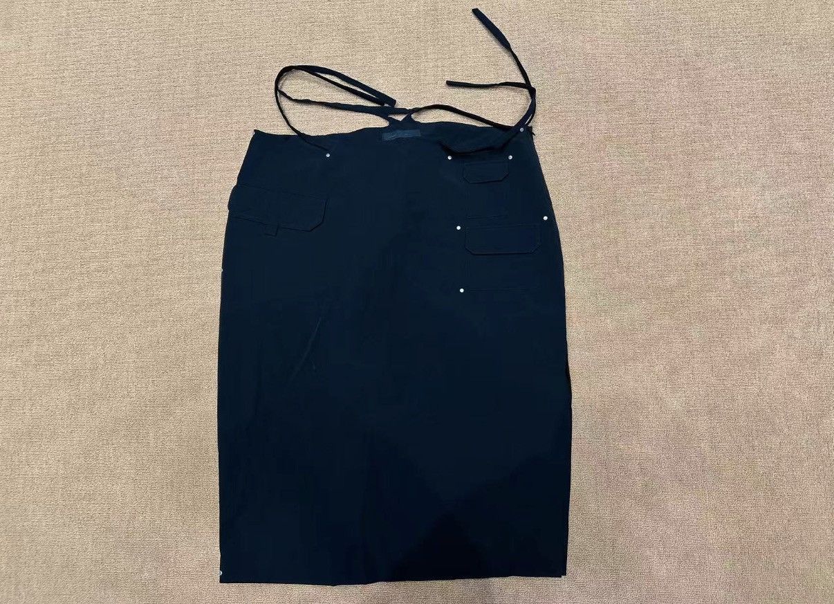 Heliot Emil Heliot Emil Women's Deconstructed Cargo Nylon Midi Skirt J39 Size S / US 4 / IT 40 - 1 Thumbnail