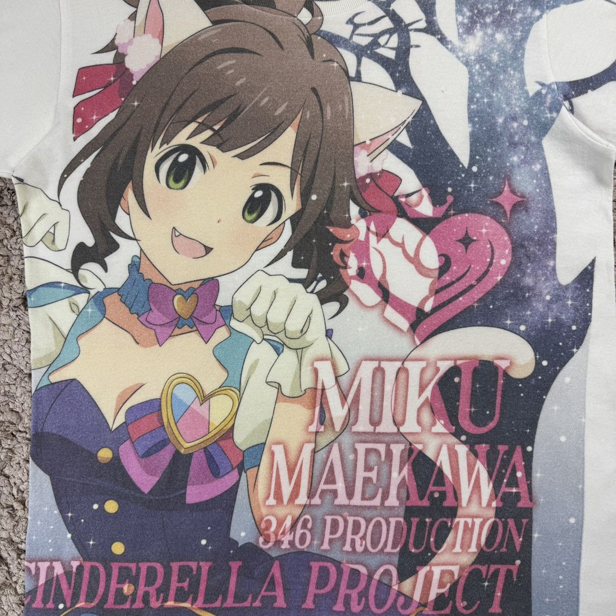 Anime Cospa The Idolmaster Cinderella Girls Miku Maekawa T-shirt Size US M / EU 48-50 / 2 - 6 Thumbnail