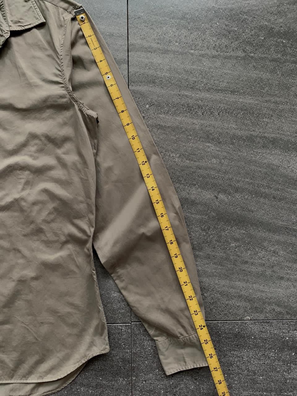 Jil Sander FREE TAX! Treated Thick Cotton Shirt Size US M / EU 48-50 / 2 - 12 Thumbnail