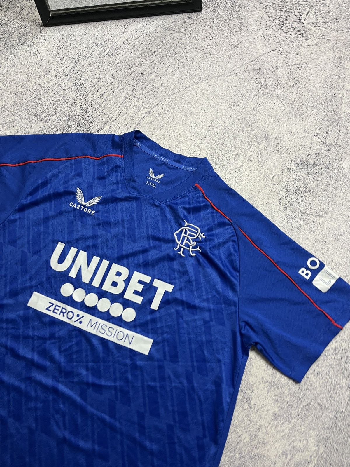 Other Glasgow Rangers 2024/25 Home Football Shirt Soccer Jersey Size US XXL / EU 58 / 5 - 4 Thumbnail