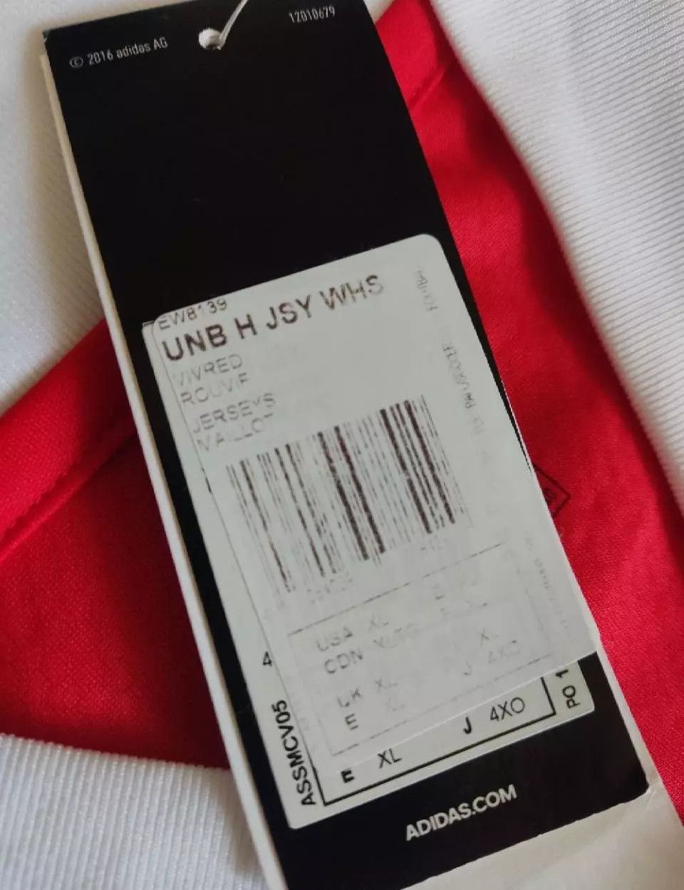 Adidas 1.FC Union Berlin 2020 2021 Jersey Football Adidas FR2719 Size US XL / EU 56 / 4 - 4 Thumbnail