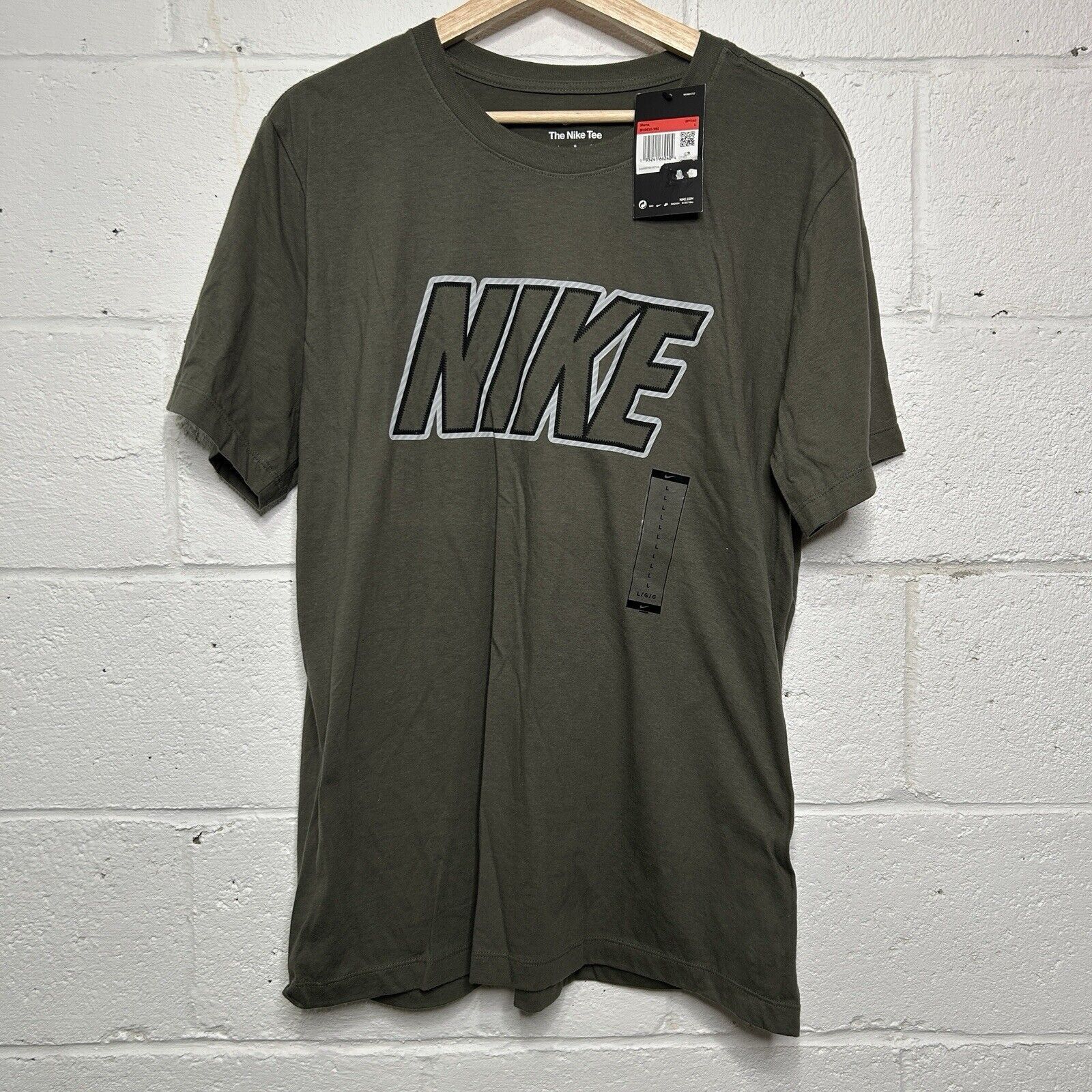 Nike Nike Dri-Fit Men's Graphic Logo T-Shirt “Olive Green” 2024 Size US L / EU 52-54 / 3 - 1 Thumbnail