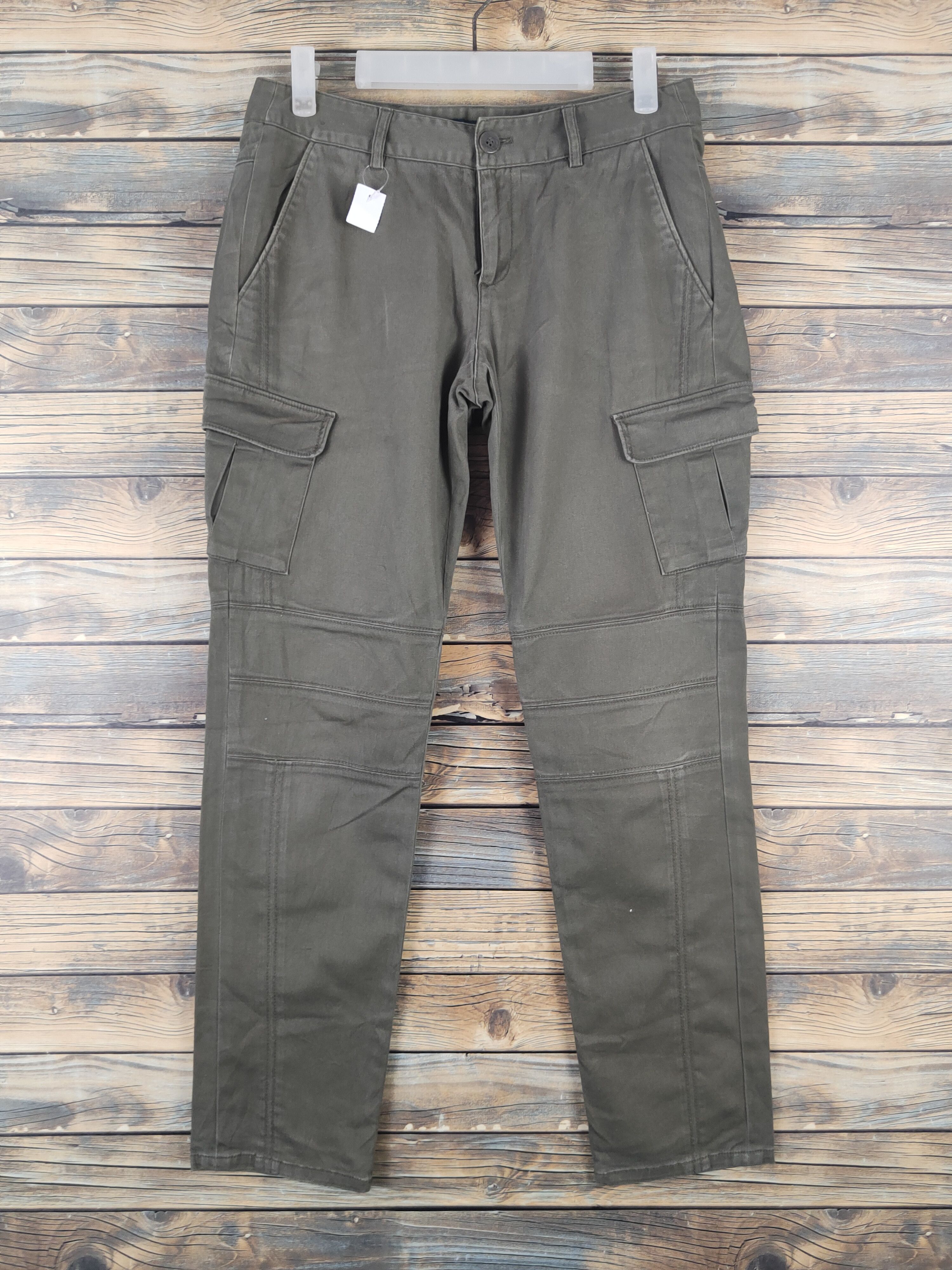 Japanese Brand DL Bangbang Olive Multipocket Tactical Cargo Pants #1771 Size 29" - 1 Thumbnail