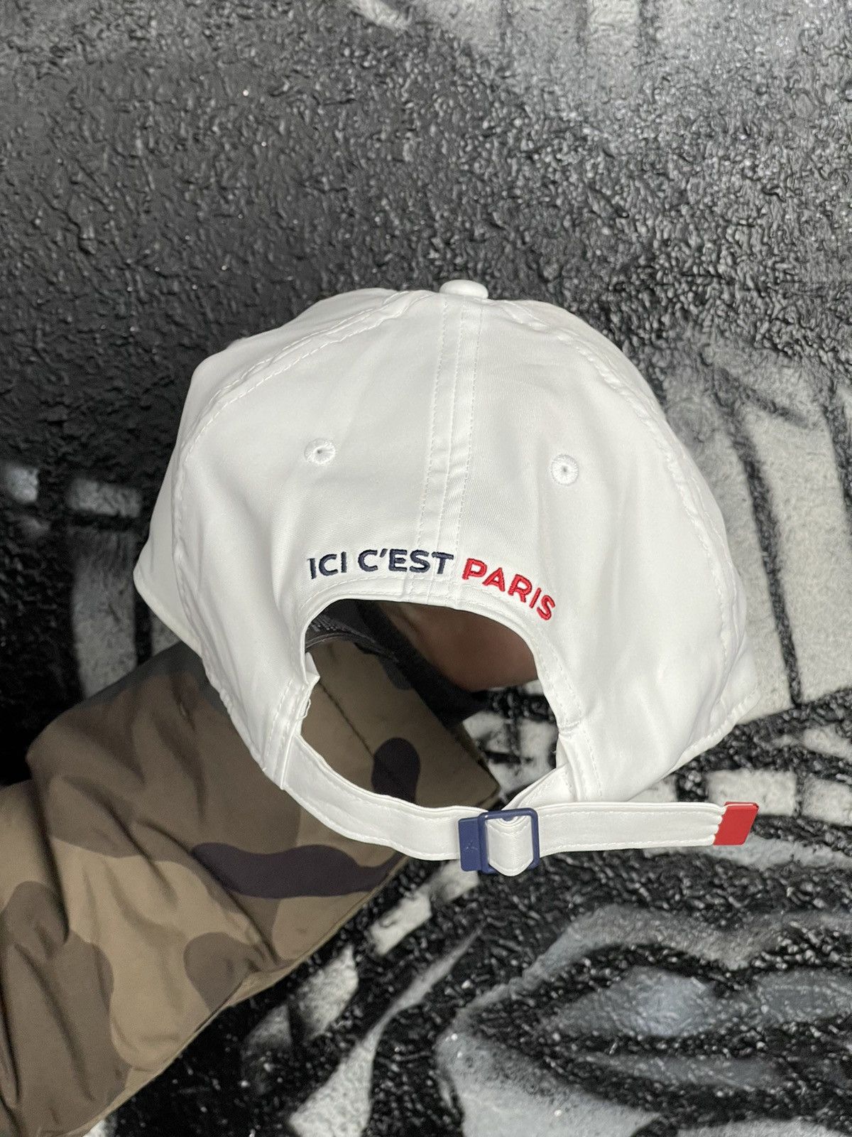 Jordan Brand Air Jordan Paris Saint-Germain White Baseball Cap One Sized Fits Size ONE SIZE - 5 Thumbnail