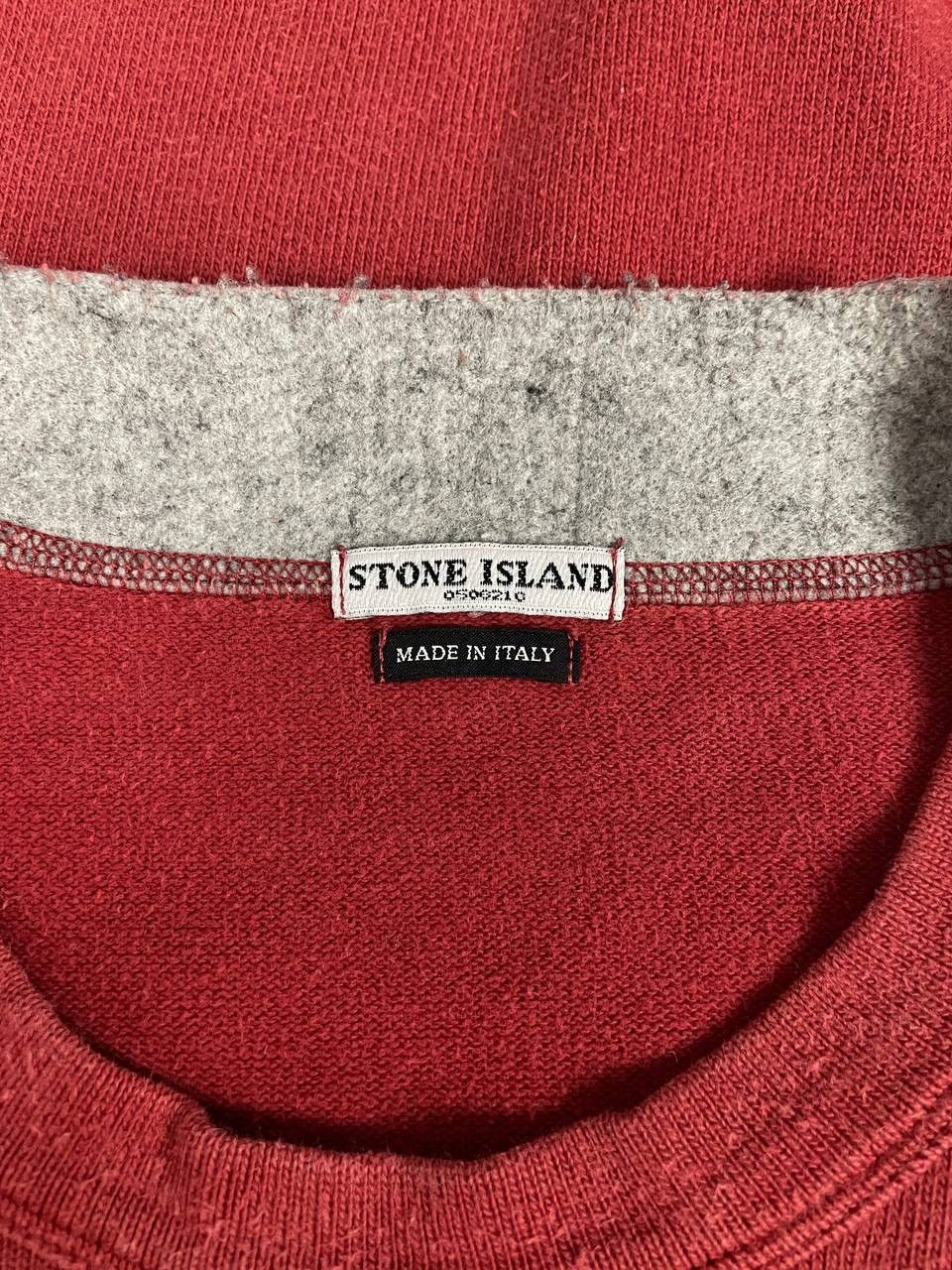 Stone Island Stone Island Sweatshirt Crewneck Sweater Red Vintage Size US L / EU 52-54 / 3 - 20 Thumbnail