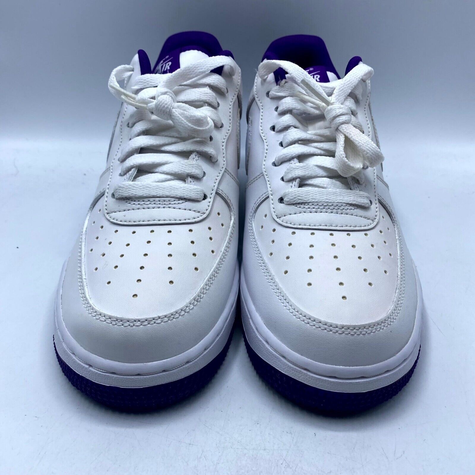 Nike NEW Nike Air Force 1 '07 2 Voltage Purple Men's CJ1380-100 Size US 7.5 / EU 40-41 - 4 Thumbnail
