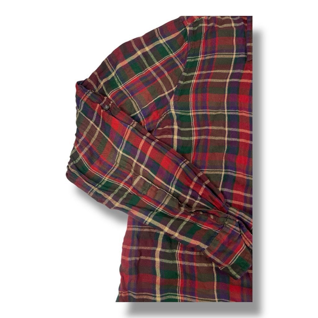 Lauren Ralph Lauren Lauren Ralph Lauren Plaid Blouse Top Size Extra Large Size XL / US 12-14 / IT 48-50 - 3 Thumbnail