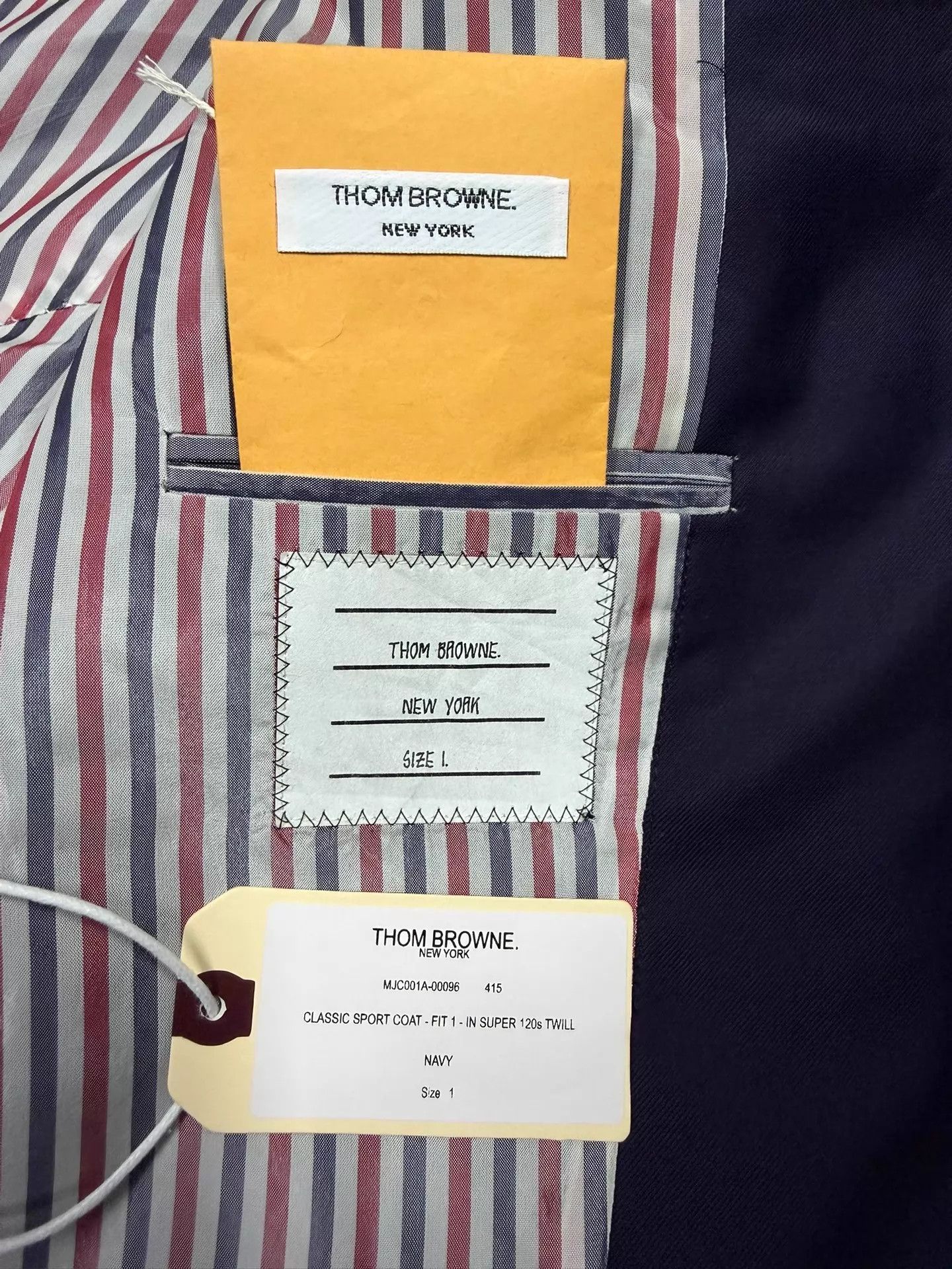 Thom Browne Thom Browne Classic Navy Gold Button Suit Size1 Size US S / EU 44-46 / 1 - 4 Thumbnail