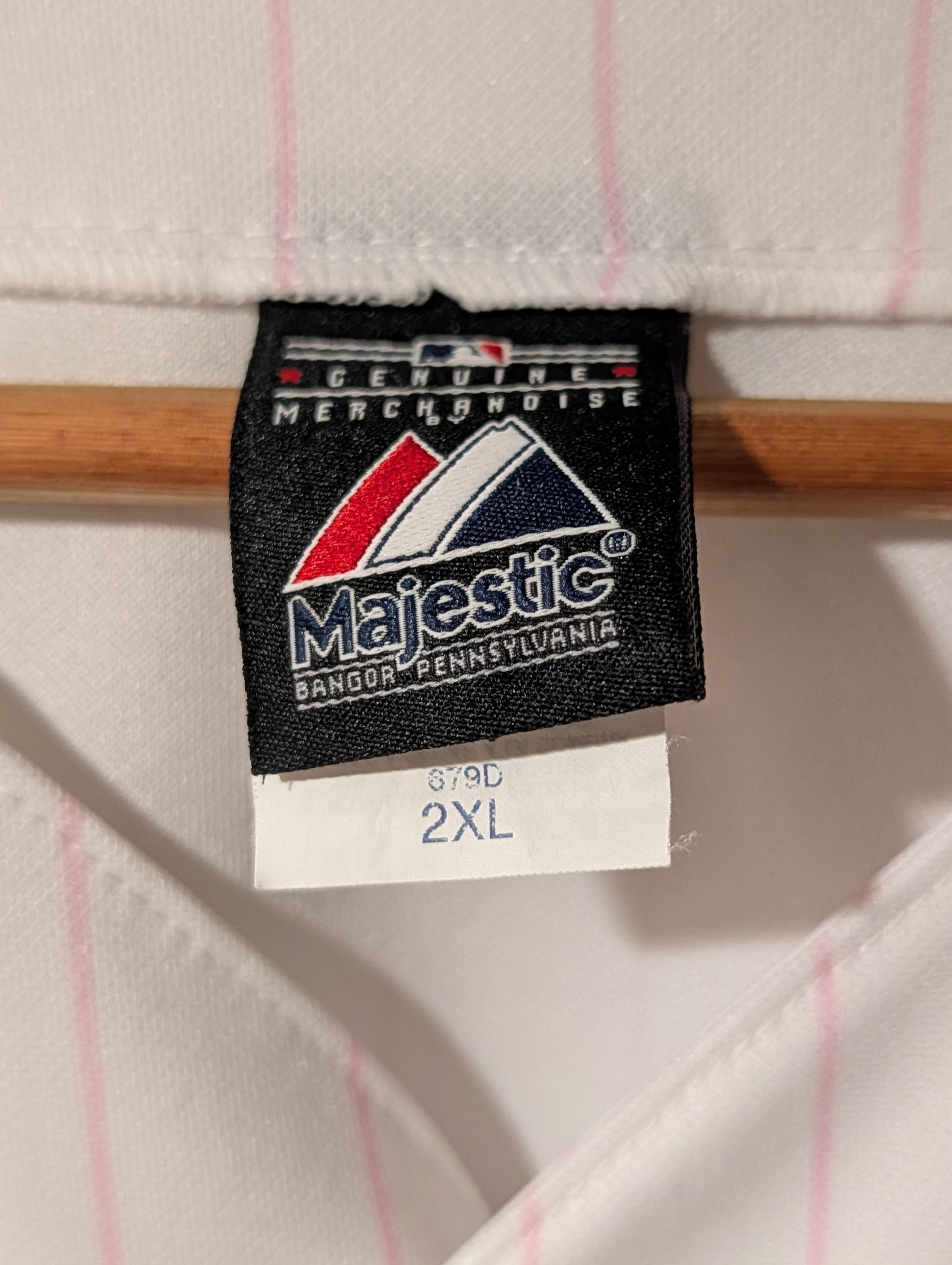 MLB Vintage Y2K New York Yankees Majestic Baseball Jersey Size US XXL / EU 58 / 5 - 4 Thumbnail