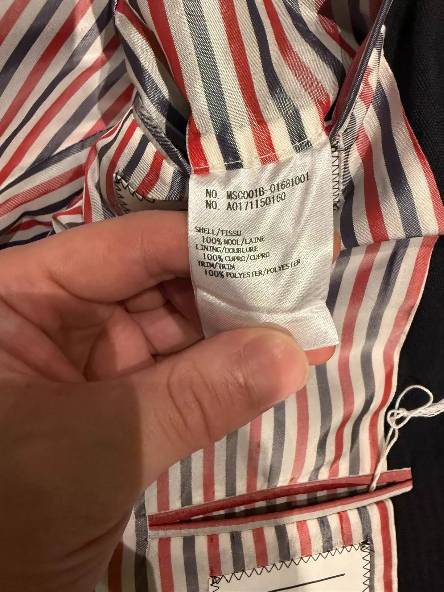 Thom Browne Thom Browne Classic Black Piping Wool Suit Size0 Size US XS / EU 42 / 0 - 5 Thumbnail