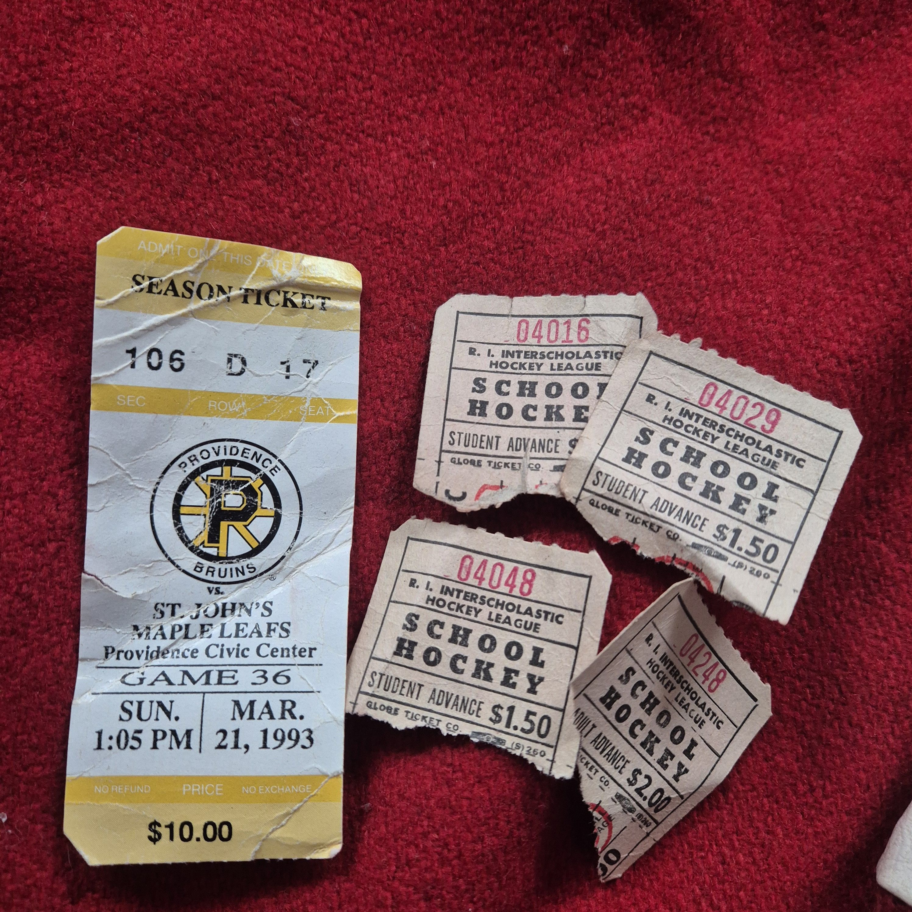 Vintage 90' Hockey capitan tickets long Size US L / EU 52-54 / 3 - 3 Thumbnail