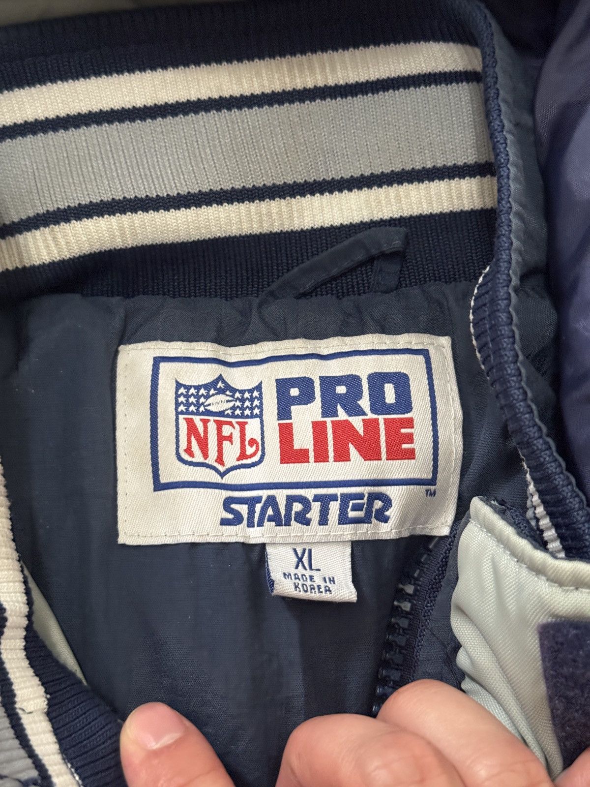 Starter Vintage 90s Dallas Cowbots Starter America’s Team Jacket Size US XL / EU 56 / 4 - 3 Thumbnail