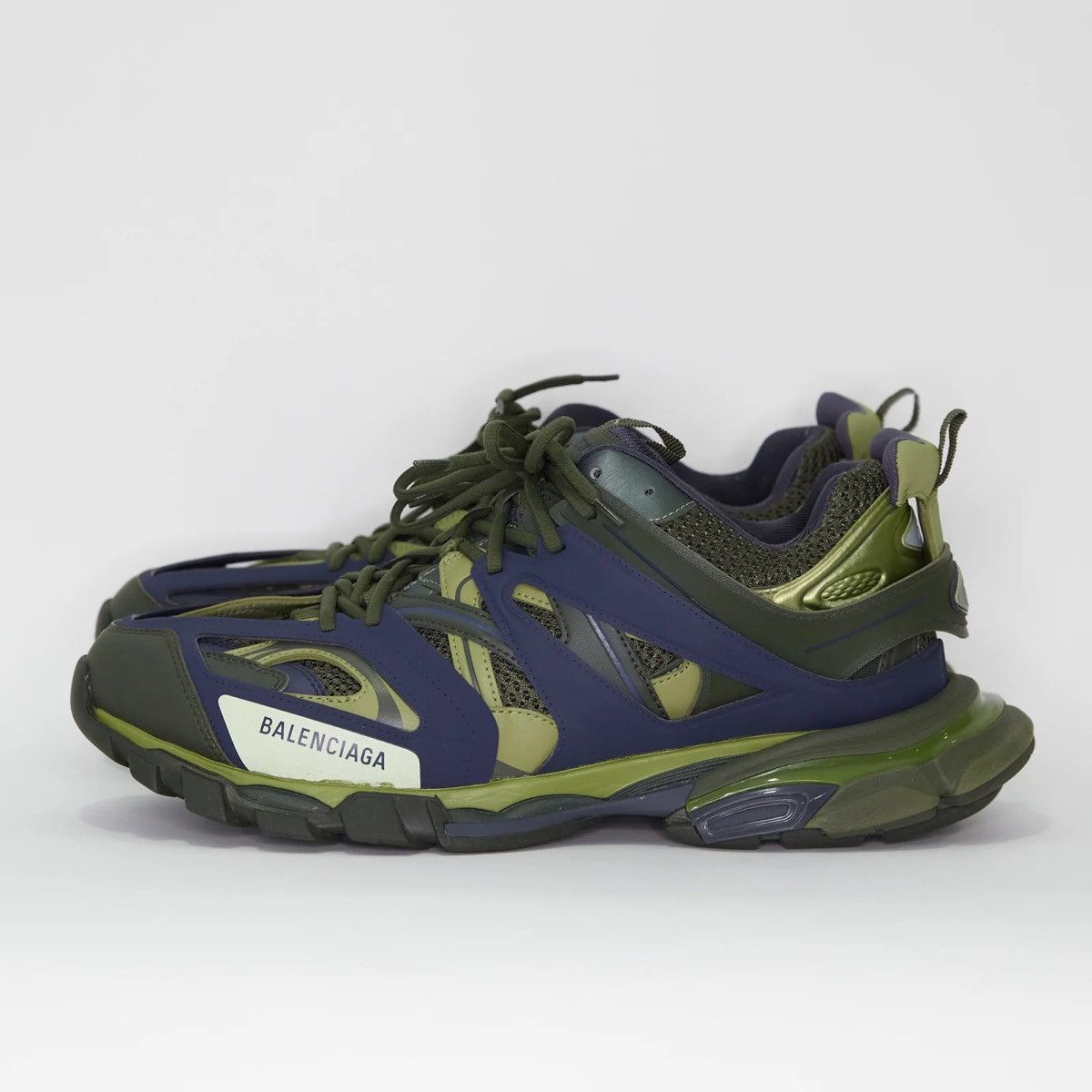 Balenciaga BALENCIAGA TRACK SNEAKER - GREEN & NAVY Size US 14 / EU 47 - 3 Thumbnail