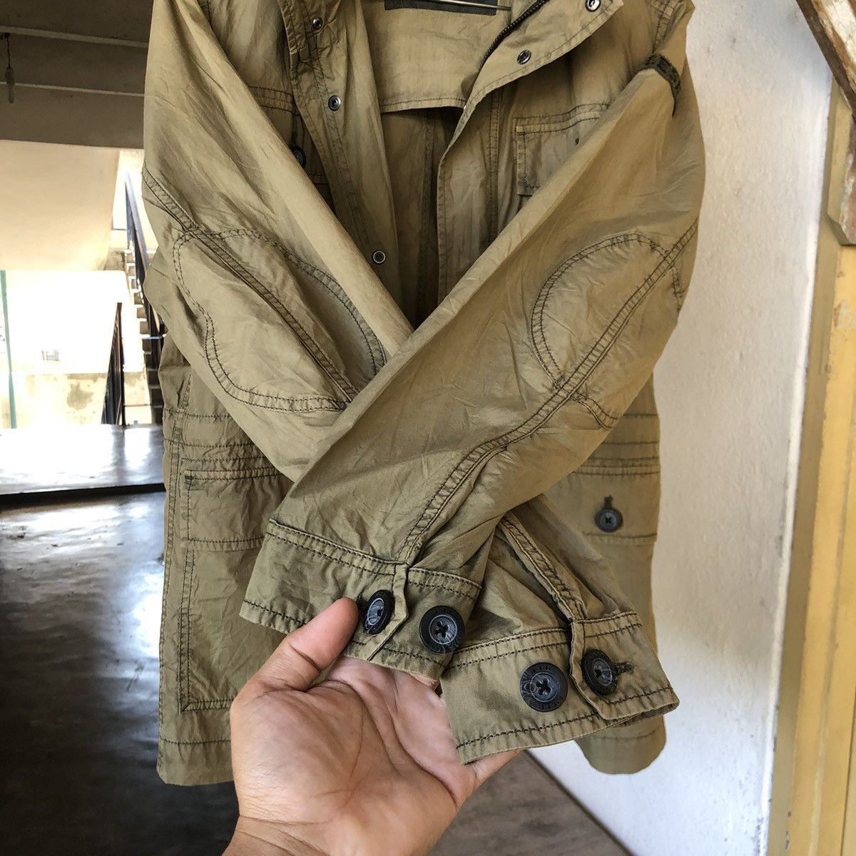 Diesel Nice🔥 Diesel M65 Military Style Light Jacket Size US L / EU 52-54 / 3 - 9 Thumbnail