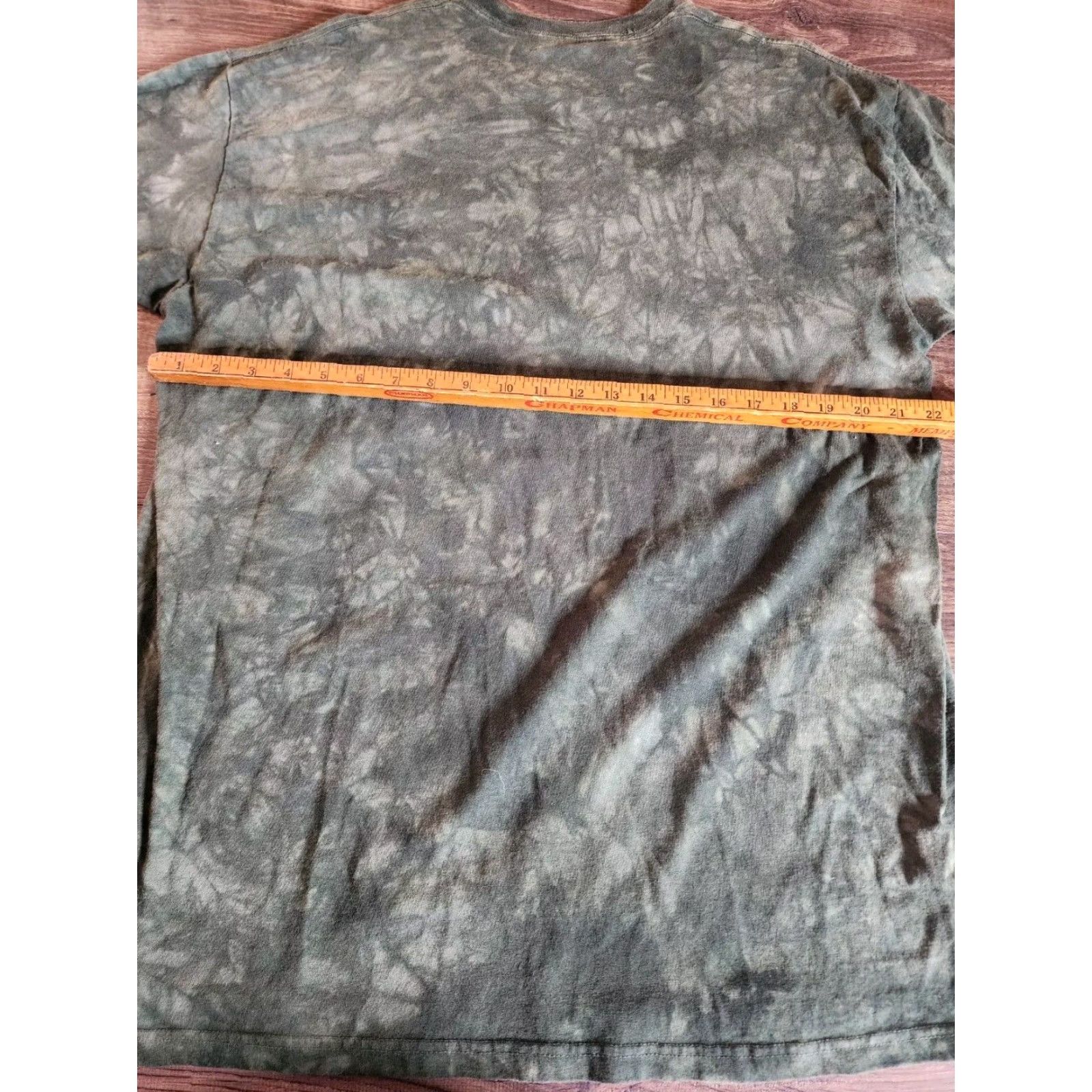 The Mountain The Mountain UNO One Eyed Cougar Naples Zoo Tie Dye Short Sleeve Mens XL Green T Shirt Size US XL / EU 56 / 4 - 4 Thumbnail