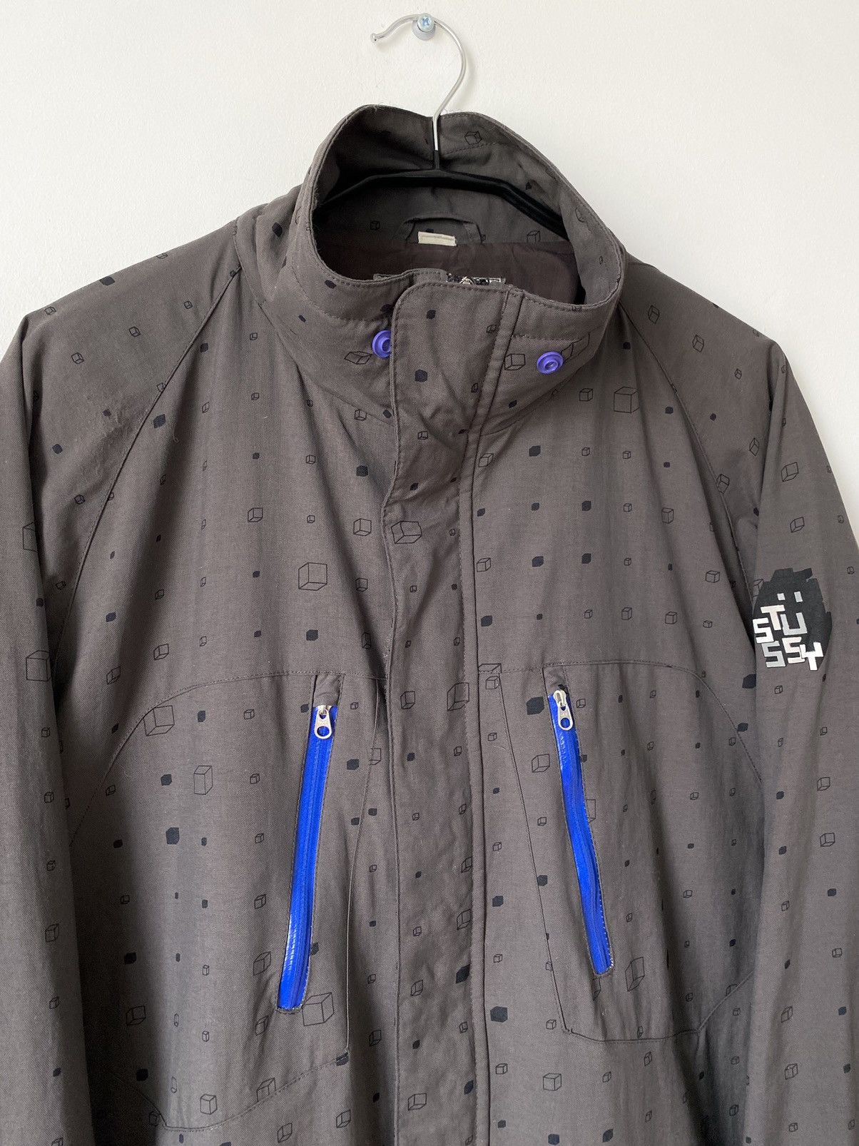 Stussy Stussy Cube Geometric Snowboard Rain Jacket Size US XL / EU 56 / 4 - 2 Thumbnail