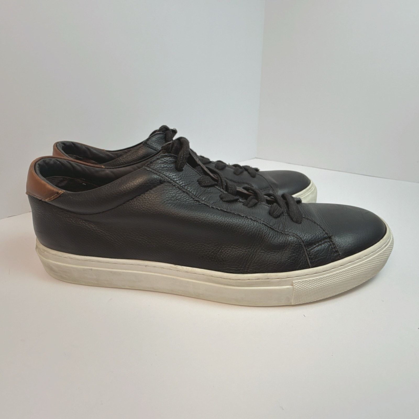 To Boot New York To Boot New York Men's Knox Leather Sneakers | Black | 11 Size US 11 / EU 44 - 4 Thumbnail