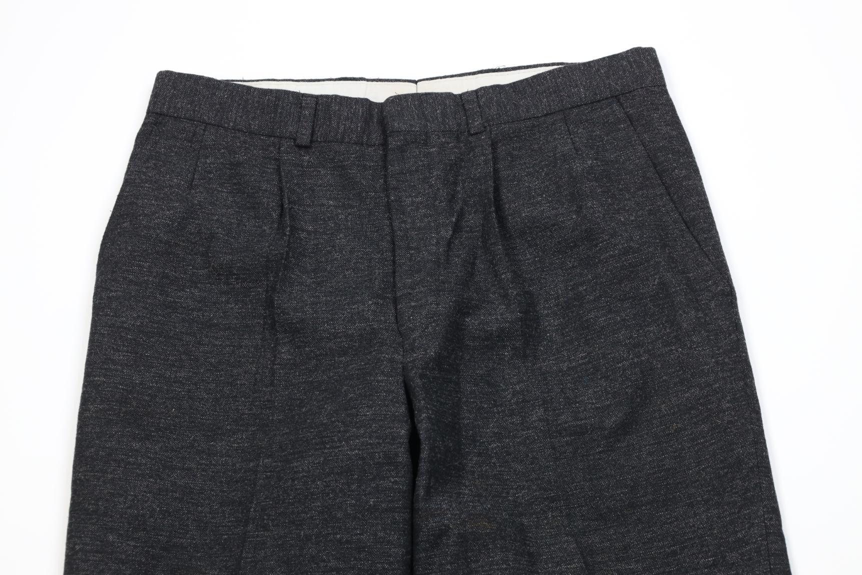 Vintage Vintage 70s Streetwear Wool Tweed Wide Leg Chino Pants USA Size US 30 / EU 46 - 2 Thumbnail