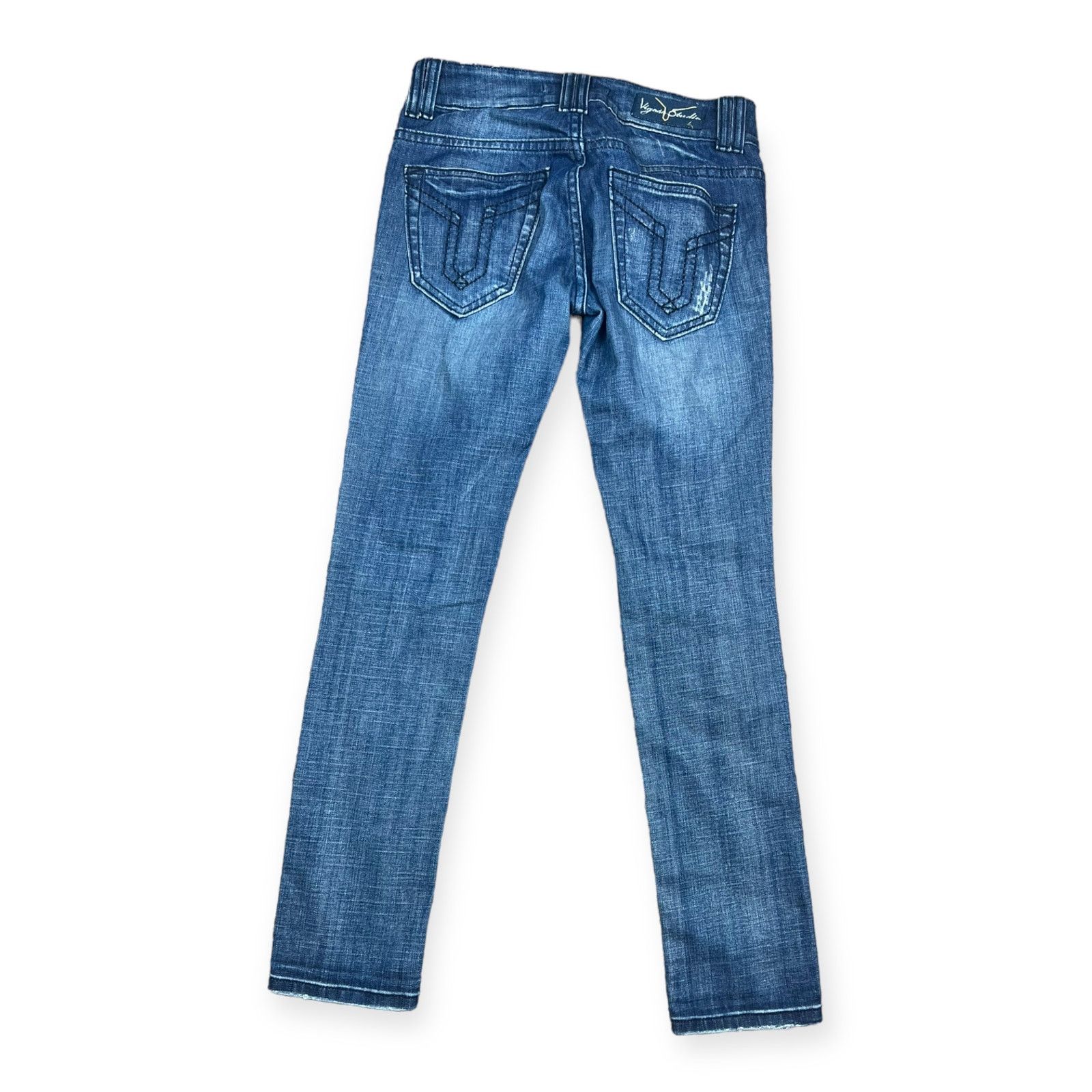 Nordstrom Vigoss Studio | The Thompson Rolled Skinny Distressed Jeans Size 26" / US 2 / IT 38 - 2 Thumbnail