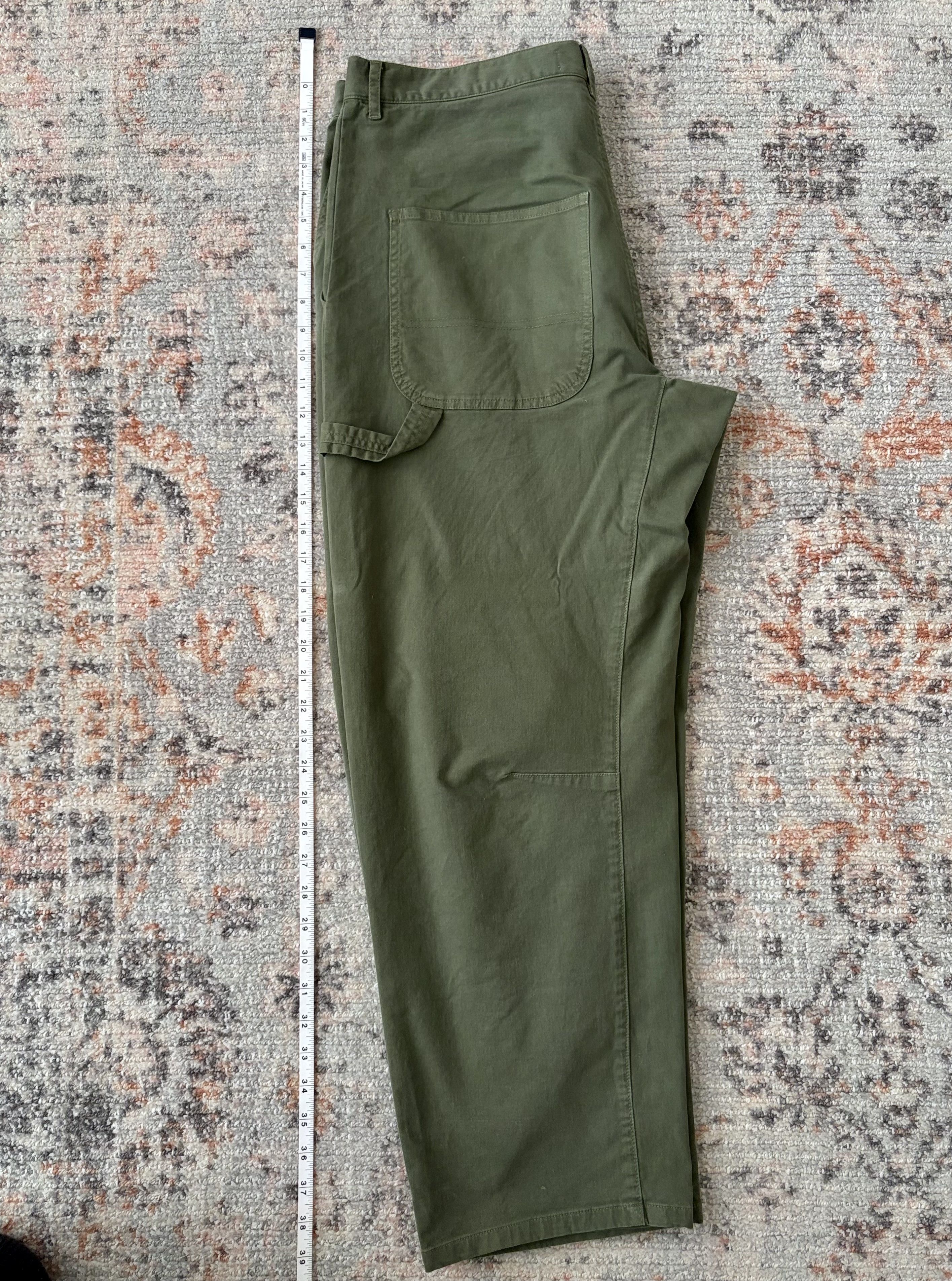 Other Nili Lotan Carpenter Trousers - Olive Size US 32 / EU 48 - 7 Thumbnail