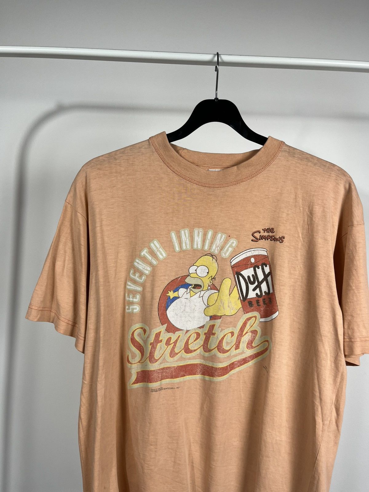 Other Vintage Simpsons Duff Beer T-Shirt Italy Montecarlo 90s Size US L / EU 52-54 / 3 - 2 Thumbnail