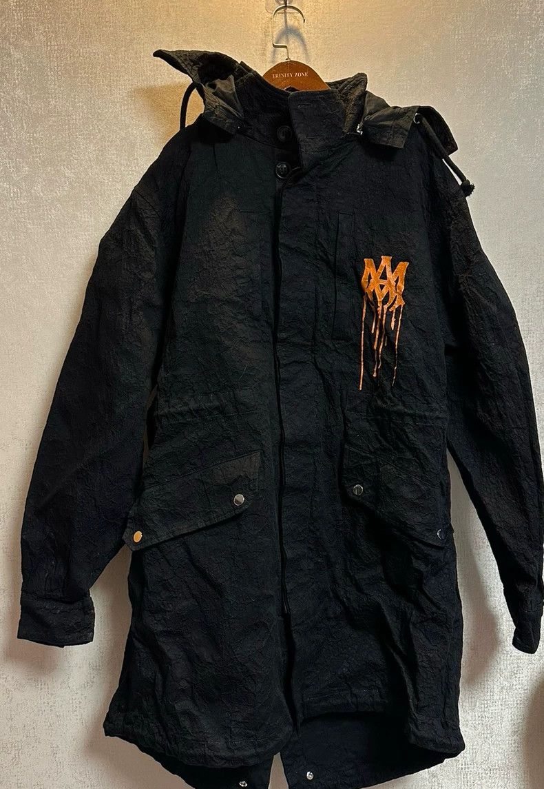 Amiri Amiri Irregular hem cotton hooded jacket -DMC Size US XL / EU 56 / 4 - 1 Thumbnail