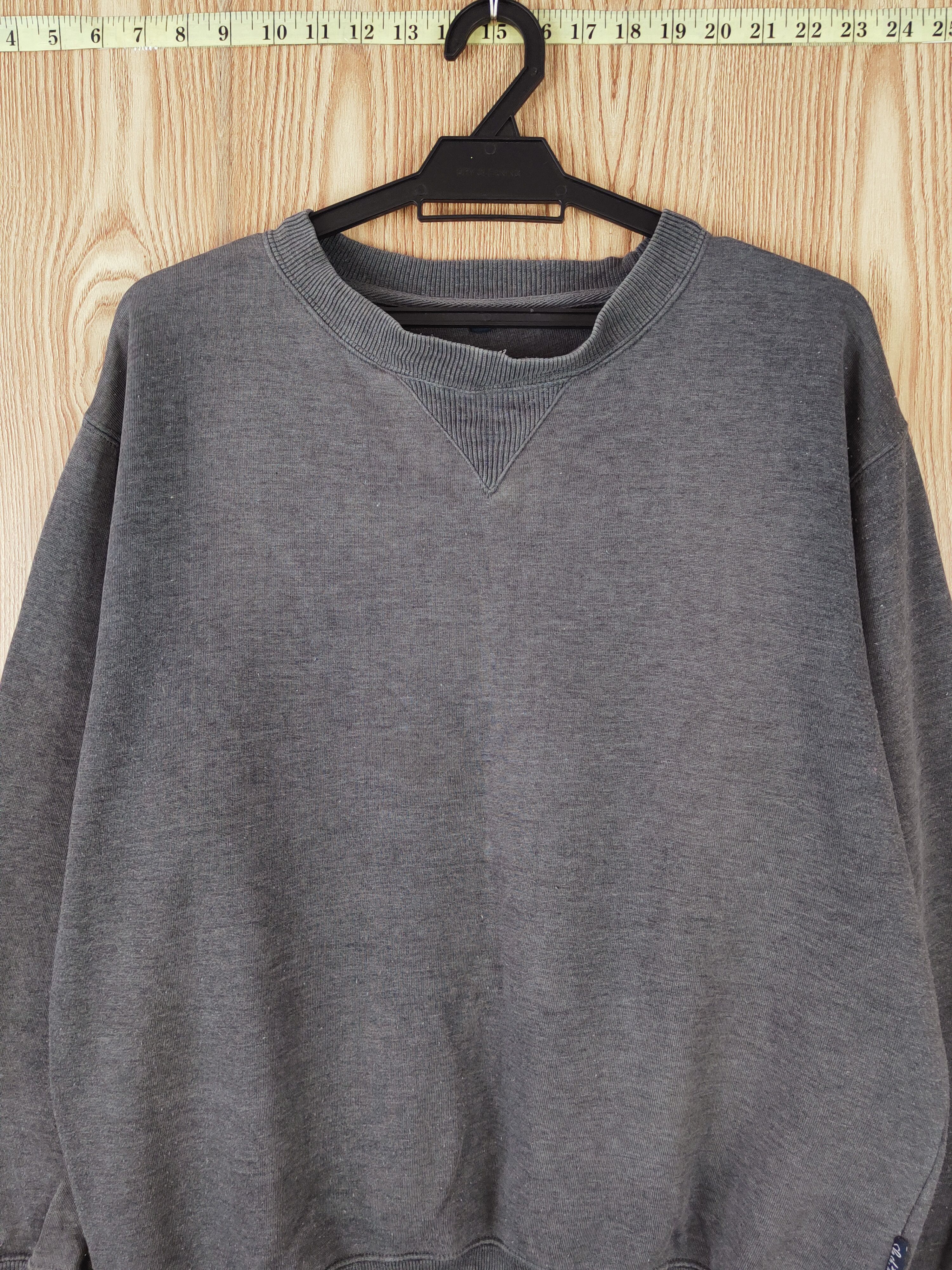 Japanese Brand × Vintage Vintage Faded Slash² Dark Gray Sweatshirts Size US M / EU 48-50 / 2 - 2 Thumbnail