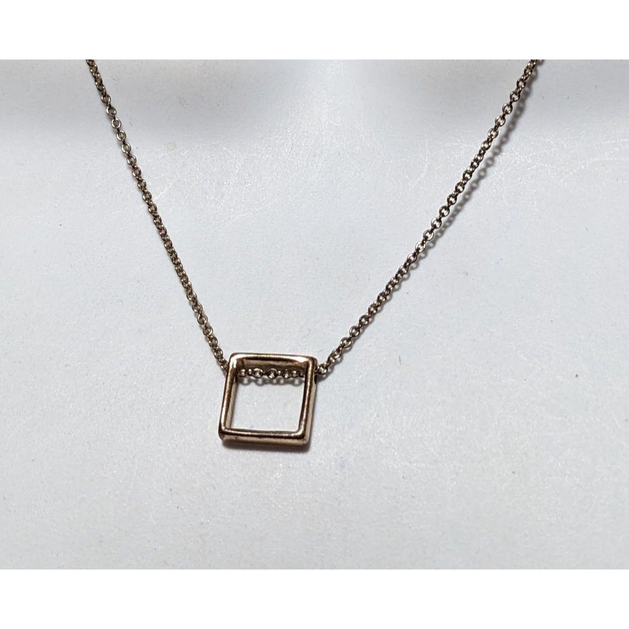 Other Minimalist Gold Open Square Pendant Necklace Size ONE SIZE - 8 Thumbnail