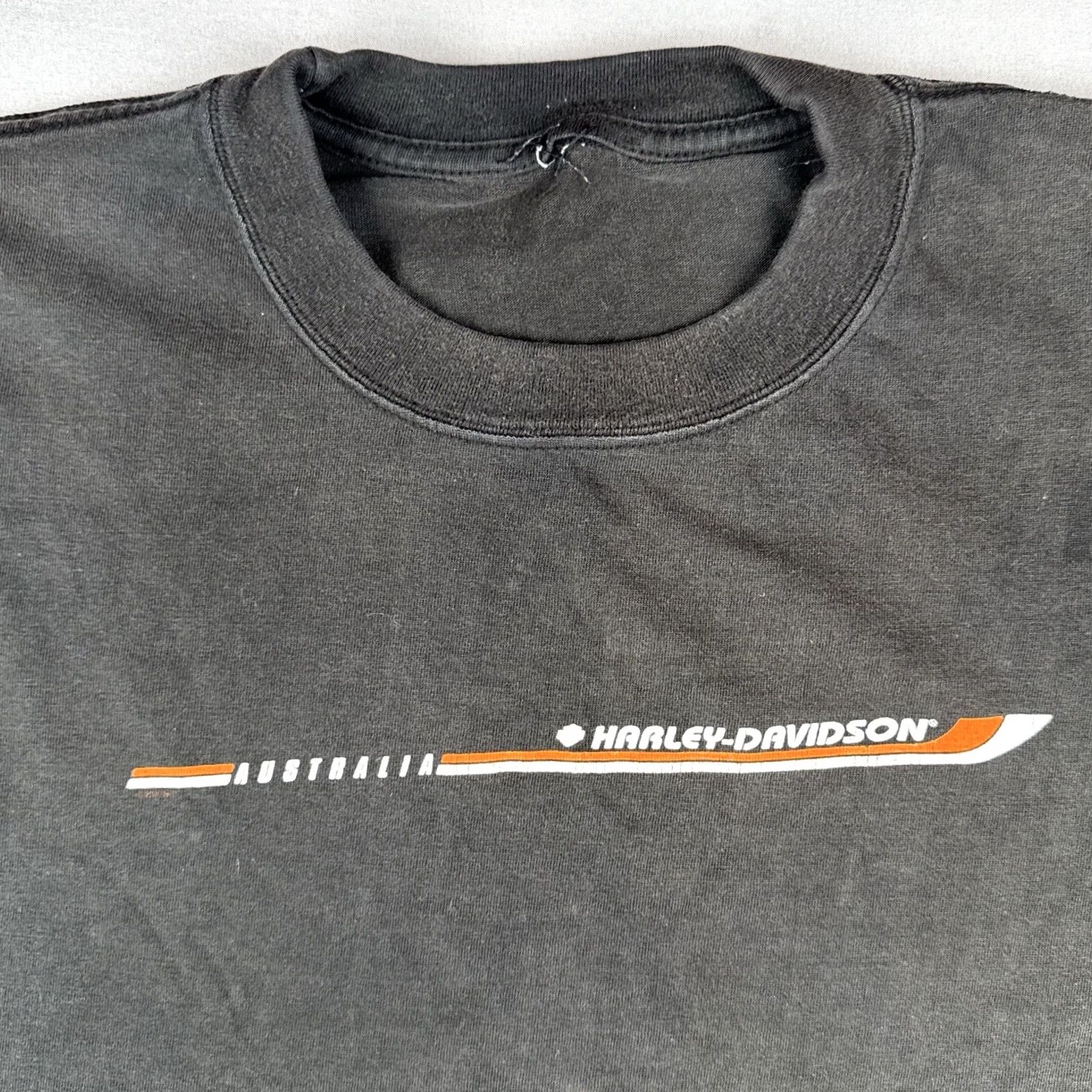 Harley Davidson VINTAGE Harley-Davidson Australia T Shirt Faded Distressed Biker Tee Size L Size US L / EU 52-54 / 3 - 2 Thumbnail